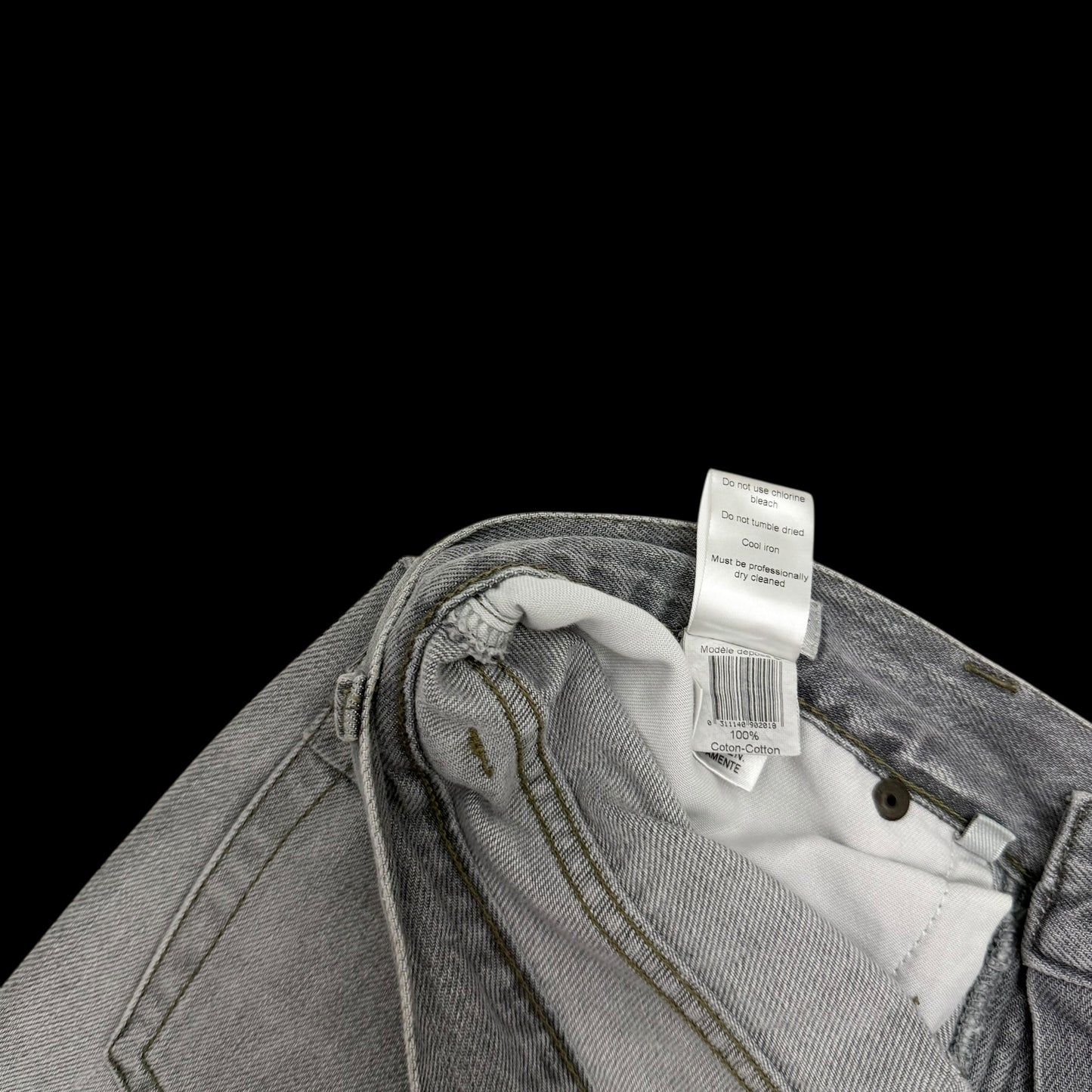 Kenzo Paris Easy Cut Patchwork Washed Jeans (Size 34”)