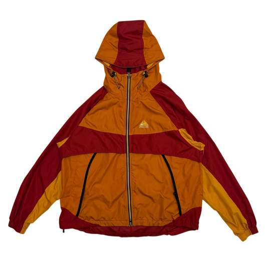 Nike ACG 90s Storm Fit Packable Jacket Orange/Red/Yellow (Size M)