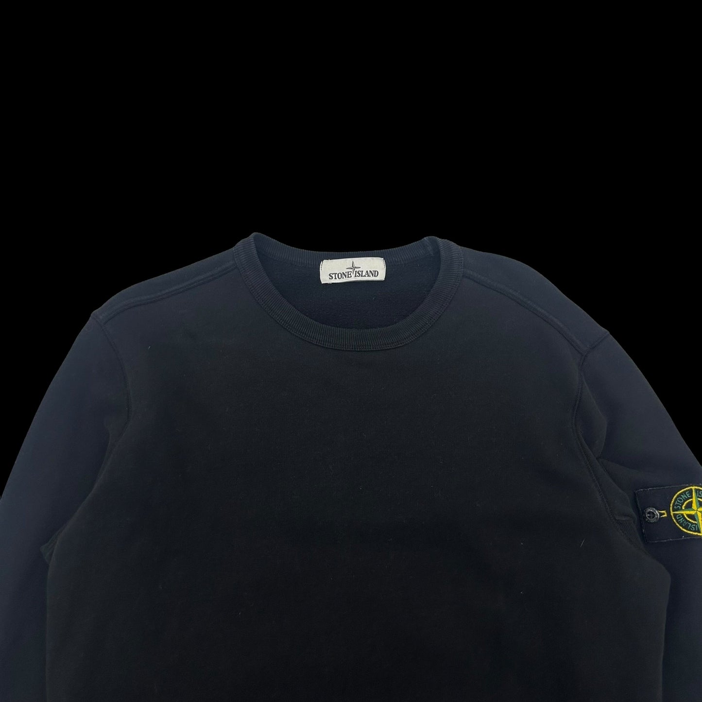 Stone Island Crewneck Sweater Black (Fits S/M)