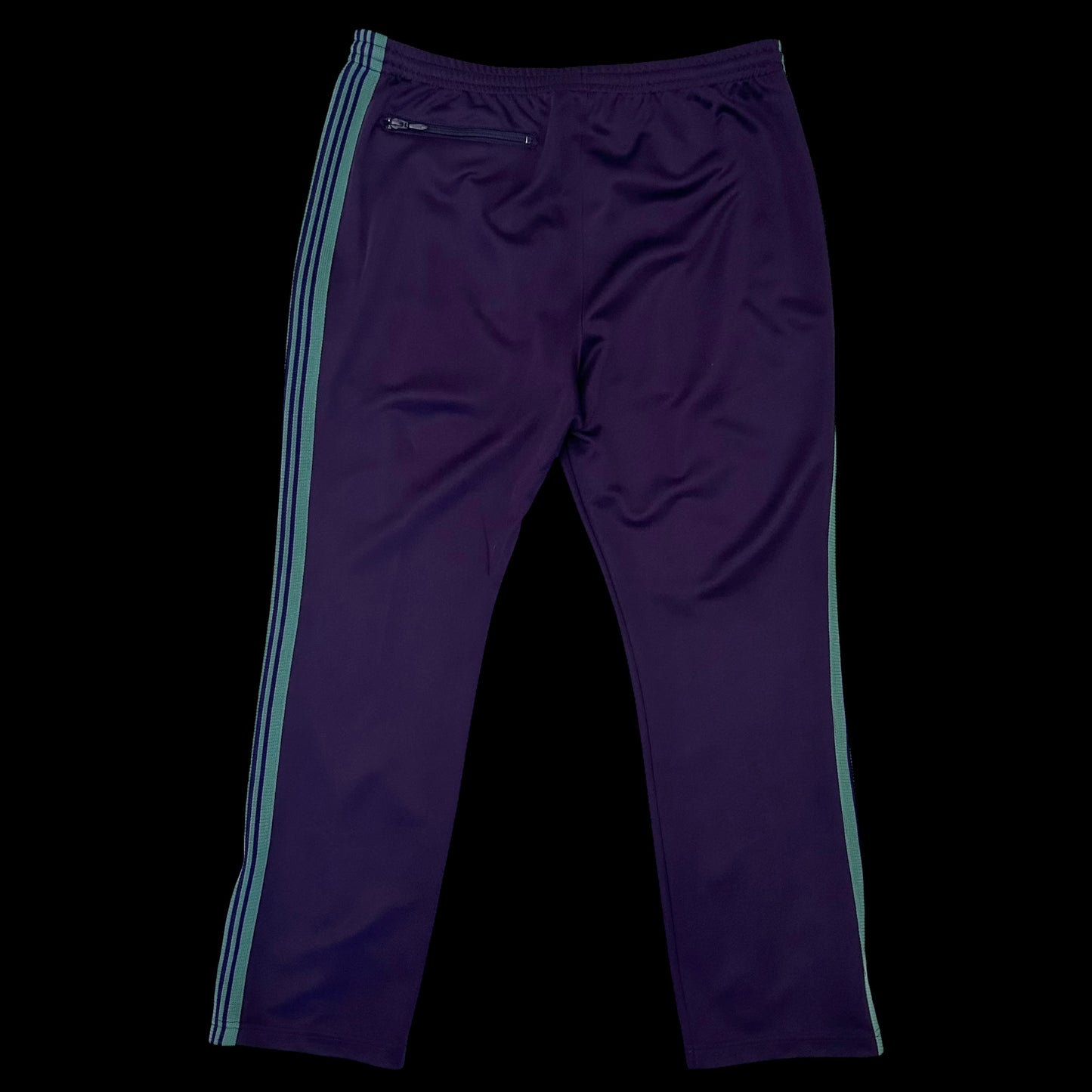 Needles Poly Smooth Track Pants Purple/Turquoise (Size XL)