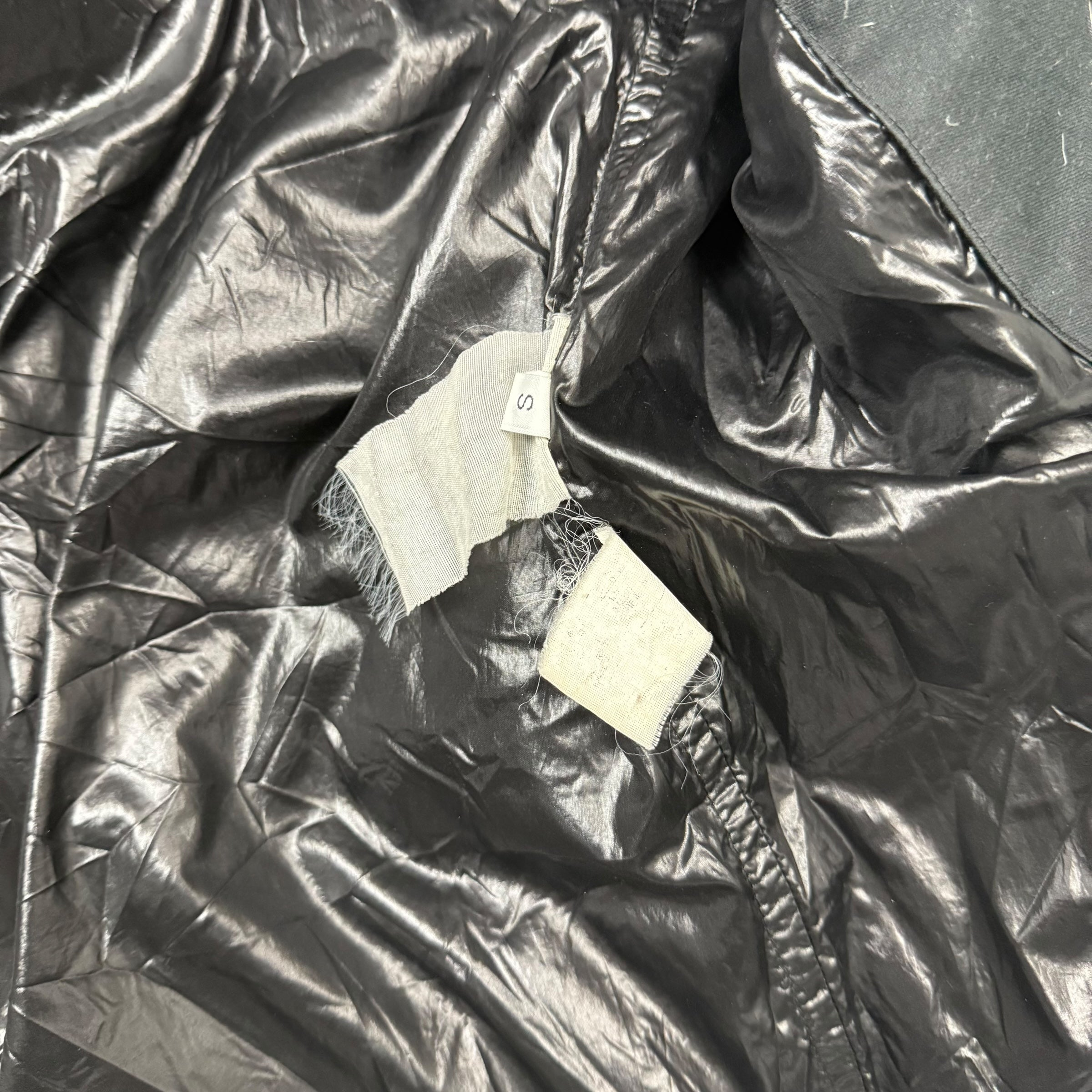 Stone Island AW 2009 Opaque Nylon Tela Down Jacket Navy (Size S)