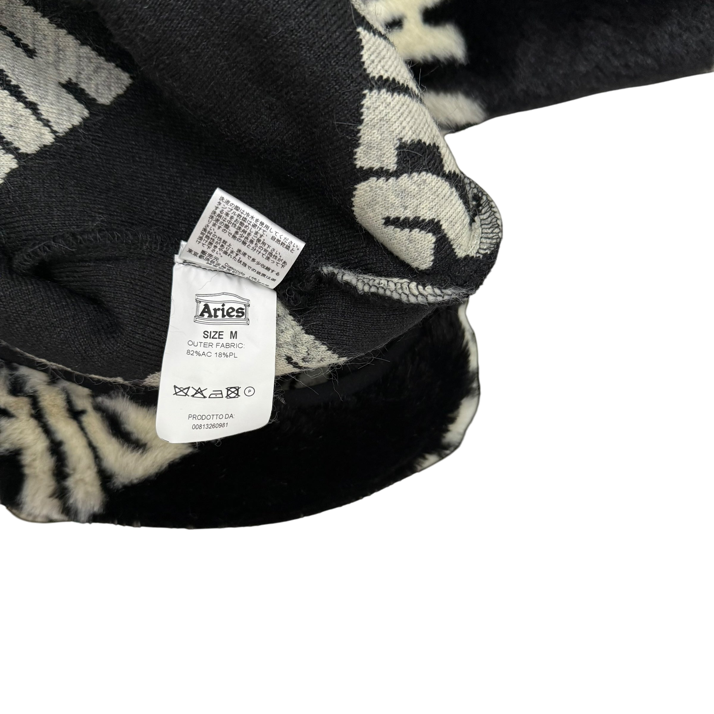 Aries Arise Half-Zip Fleece Black (Fits M-L)