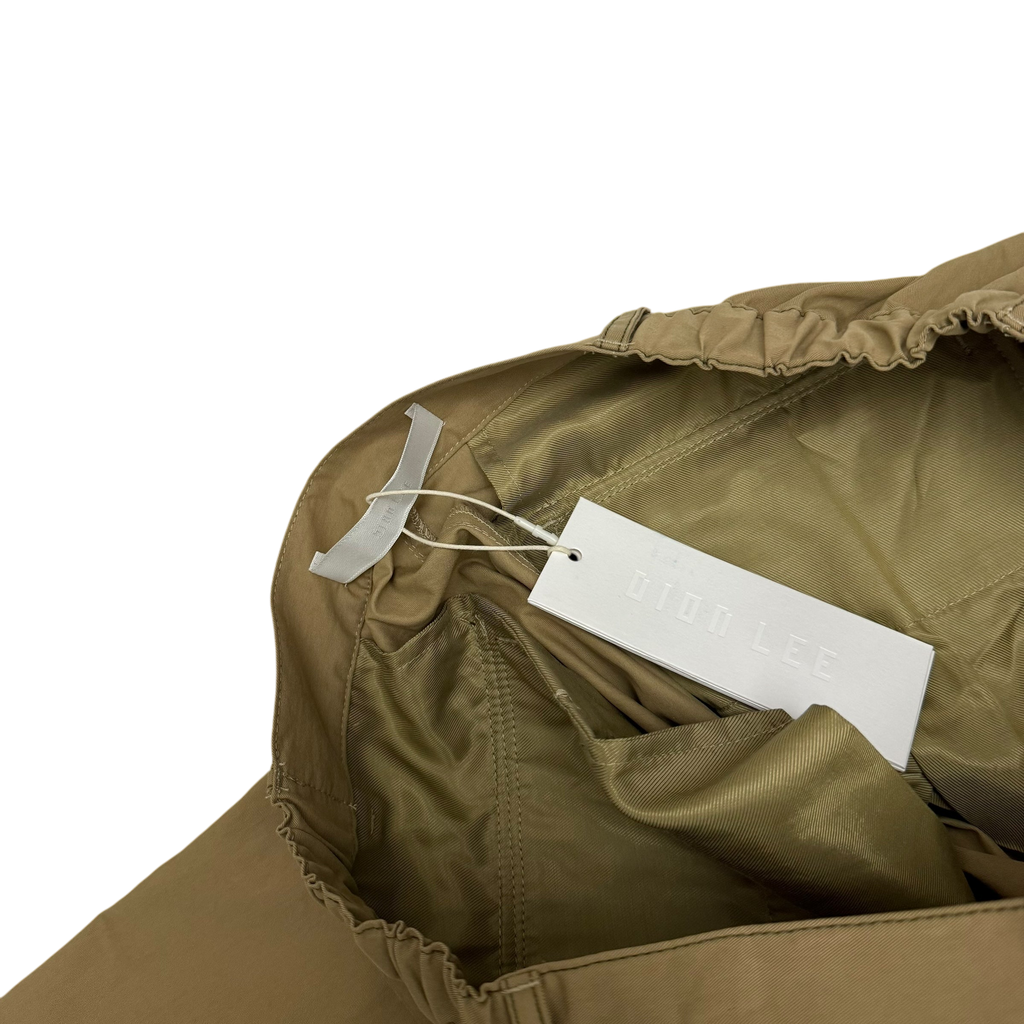 Dion Lee SS24 Straight-Leg Cargo Trousers Brown (Size XL)