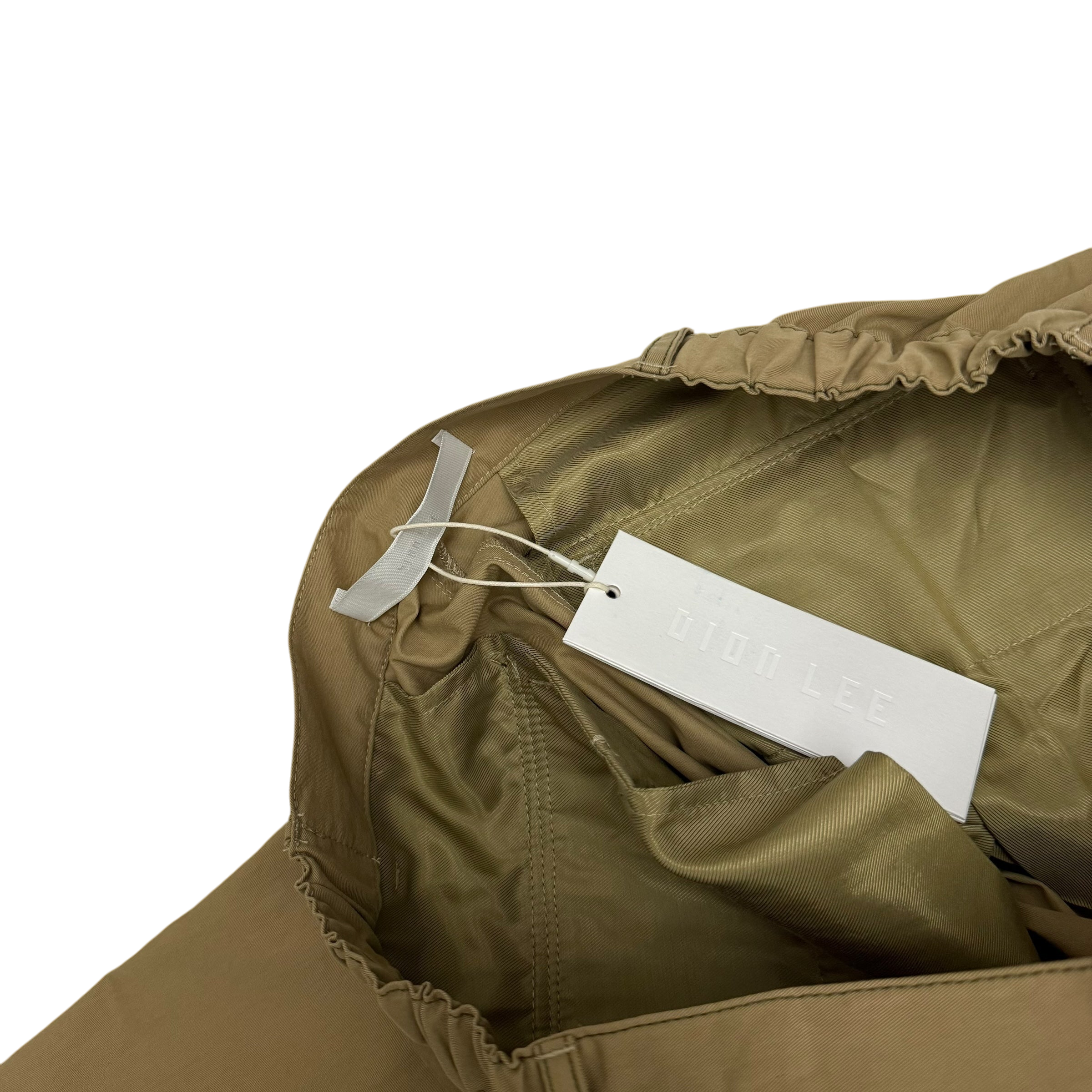 Dion Lee SS24 Straight-Leg Cargo Trousers Brown (Size XL)