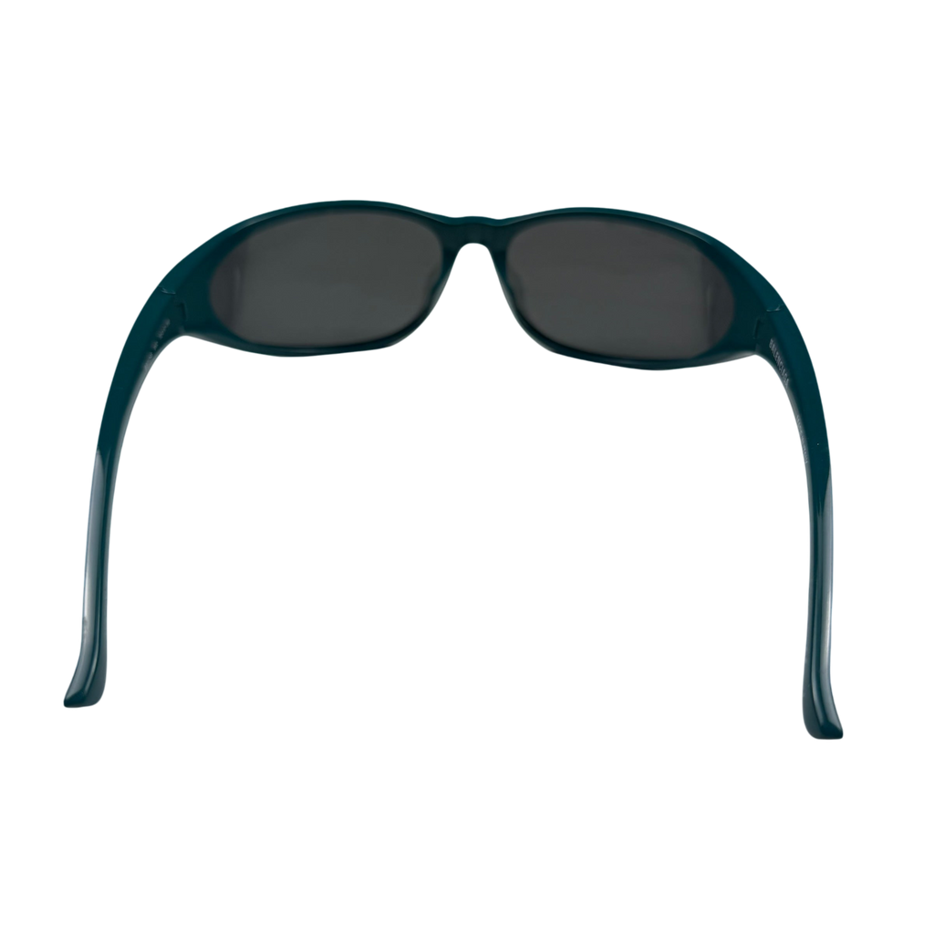 Balenciaga Extreme Oval Sunglasses Green