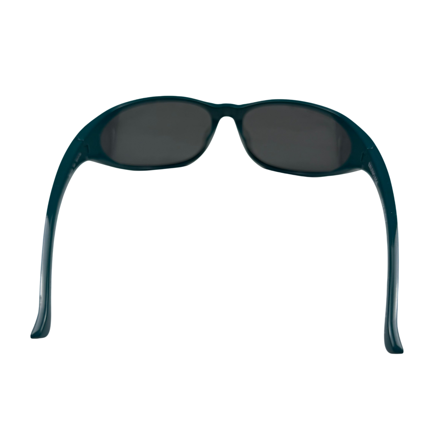 Balenciaga Extreme Oval Sunglasses Green