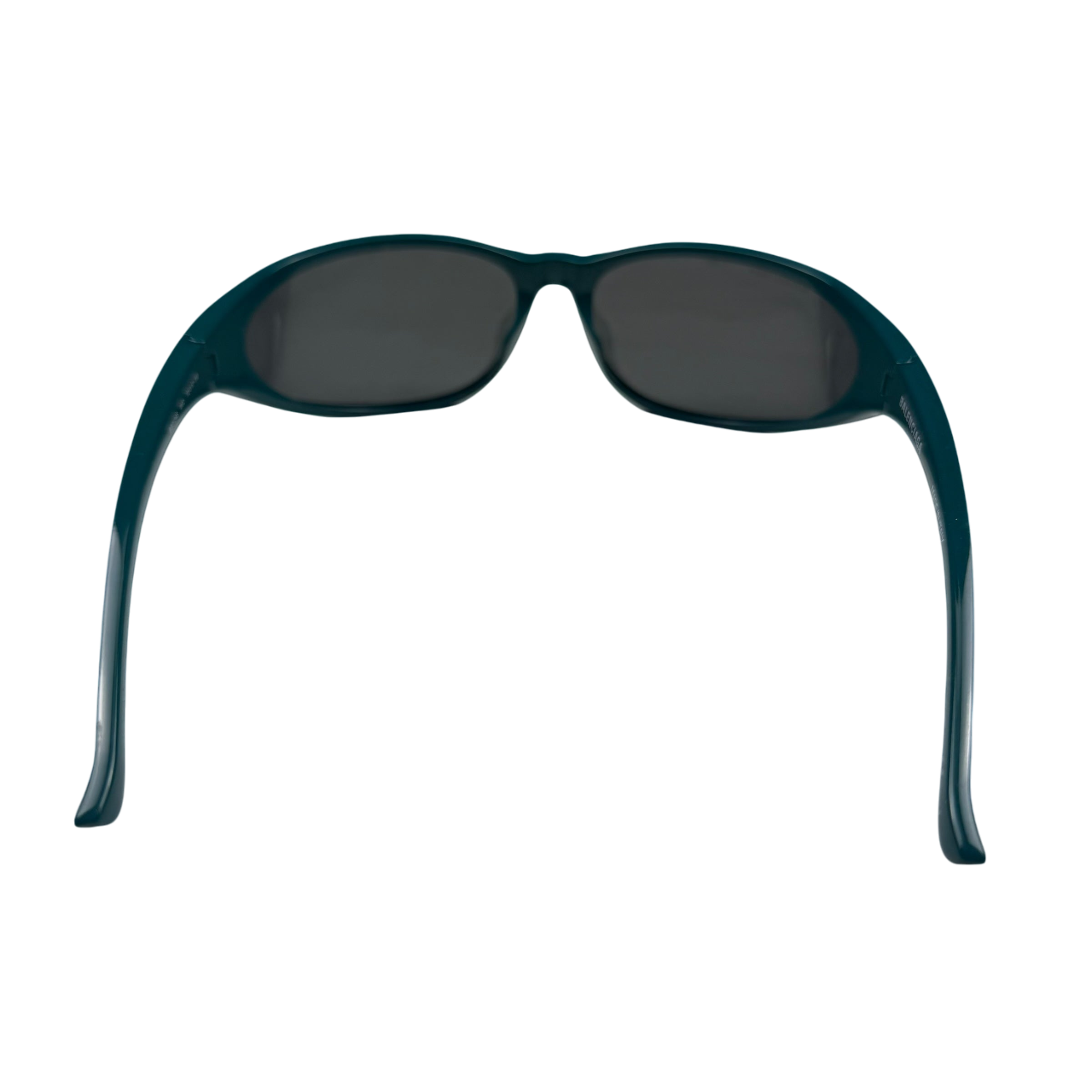 Balenciaga Extreme Oval Sunglasses Green