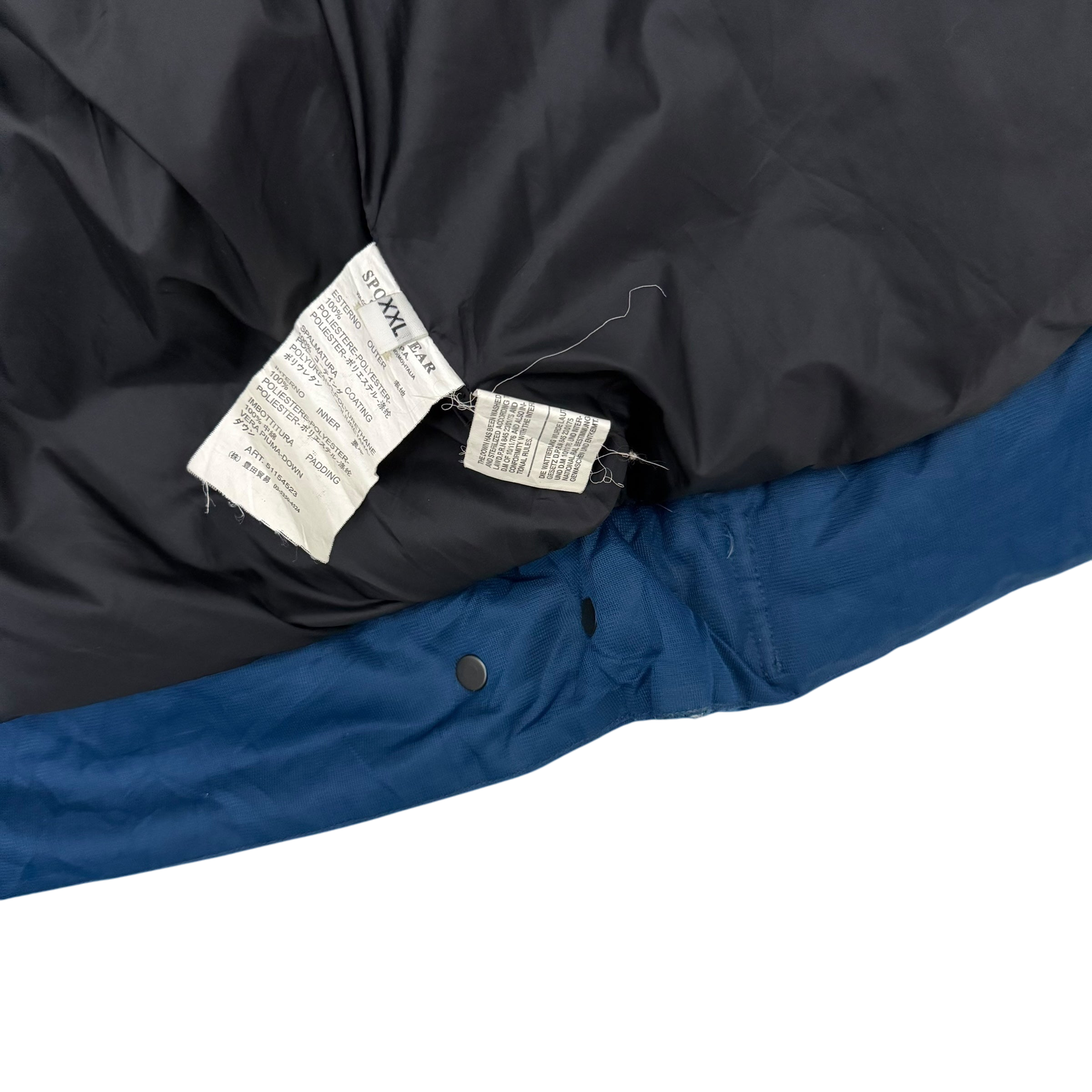 Stone Island AW 2009 Weatherproof Goose Down Jacket Blue (Size XXL)