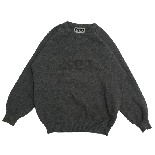 Comme Des Garçons (CDG) Round Neck Sweatshirt Grey (Fits M-L)