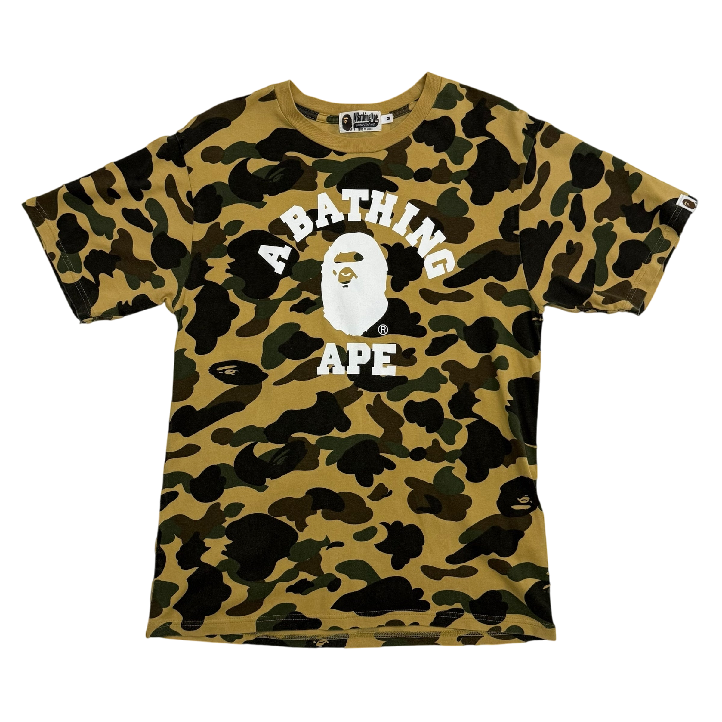 BAPE (A Bathing Ape) SS21 1st Camo College T-Shirt (Size M)