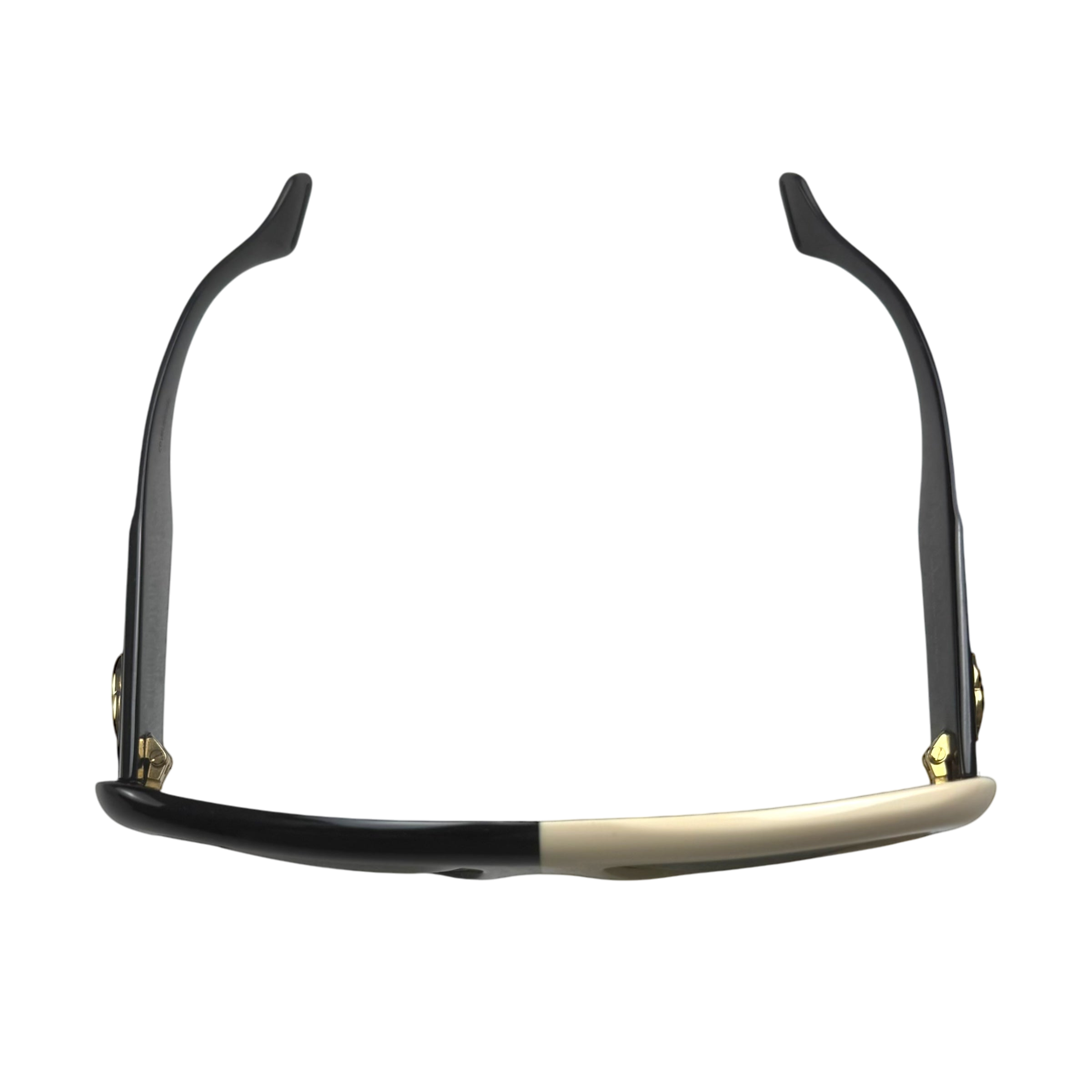 Gucci Oversized Square-Frame Sunglasses Black/Cream