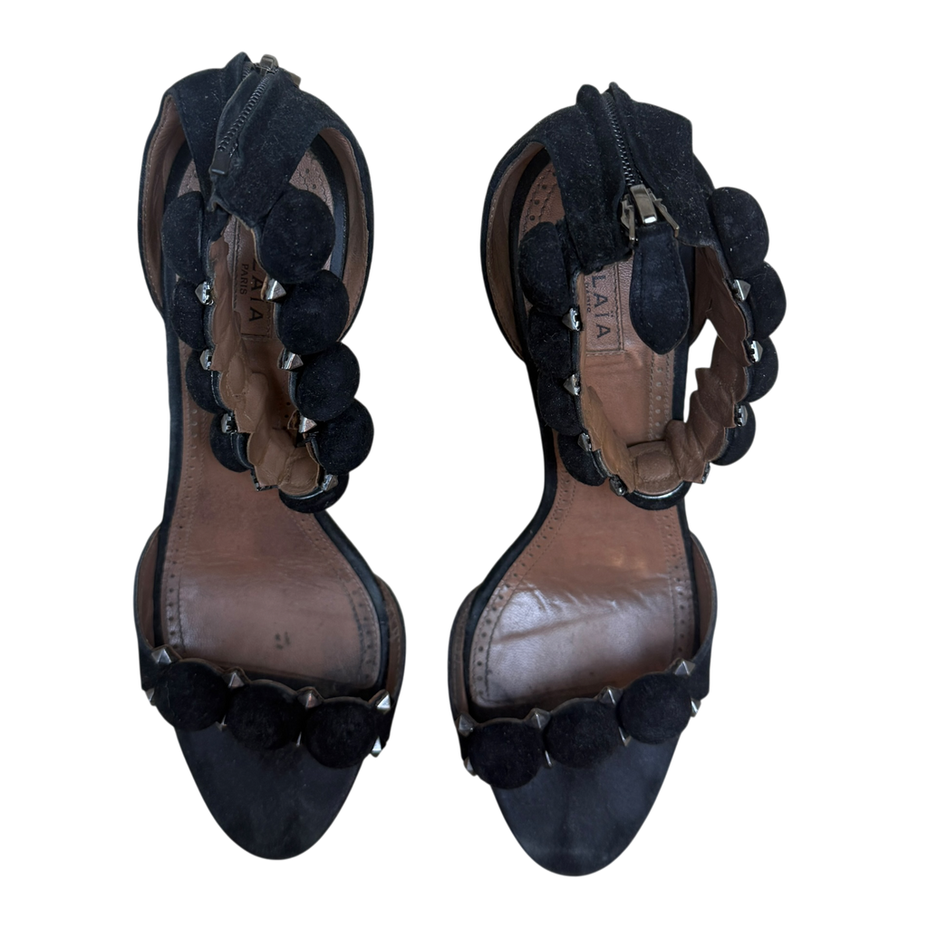 Alaïa La Bombe Suede Heels Black (Size EU39.5)