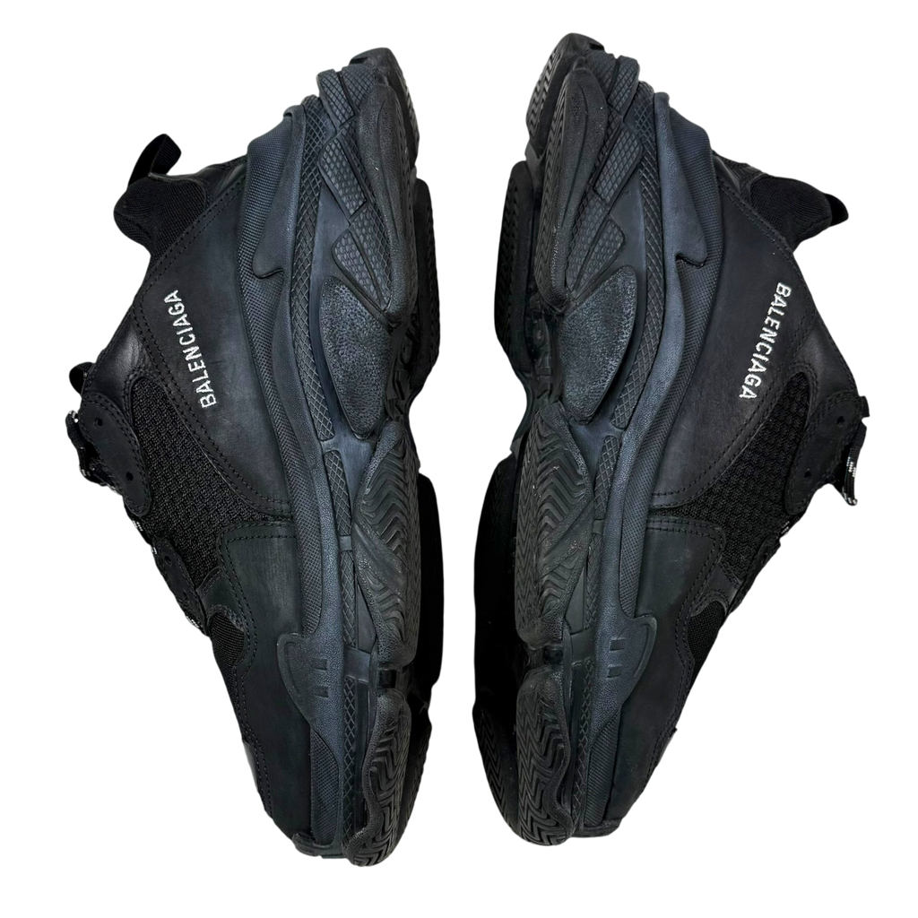 Balenciaga 2017 Triple S Pre-Distressed Triple Black (US11/UK10/EU44)