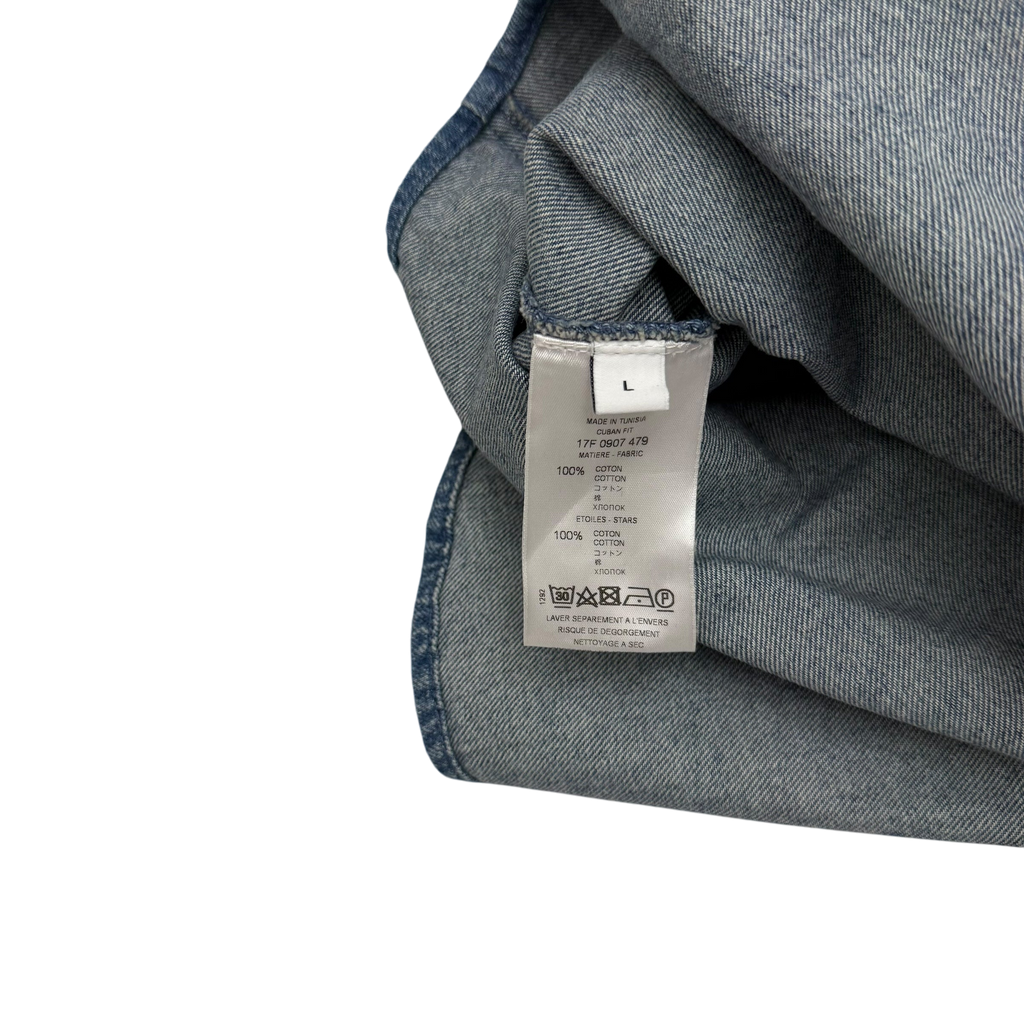 Givenchy Star Patch Denim Shirt (Fits M-L)
