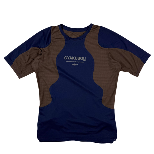 Nike x Undercover Gyakusou AW13 Dri-Fit T-Shirt Navy/Brown (Fits S-M)