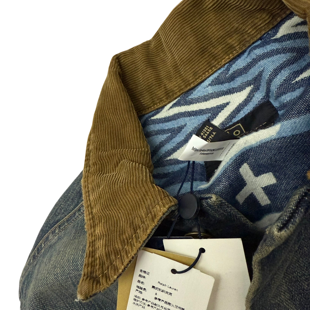 Polo Ralph Lauren x Naiomi Glasses Denim Trucker Jacket Faded Blue (Size M)