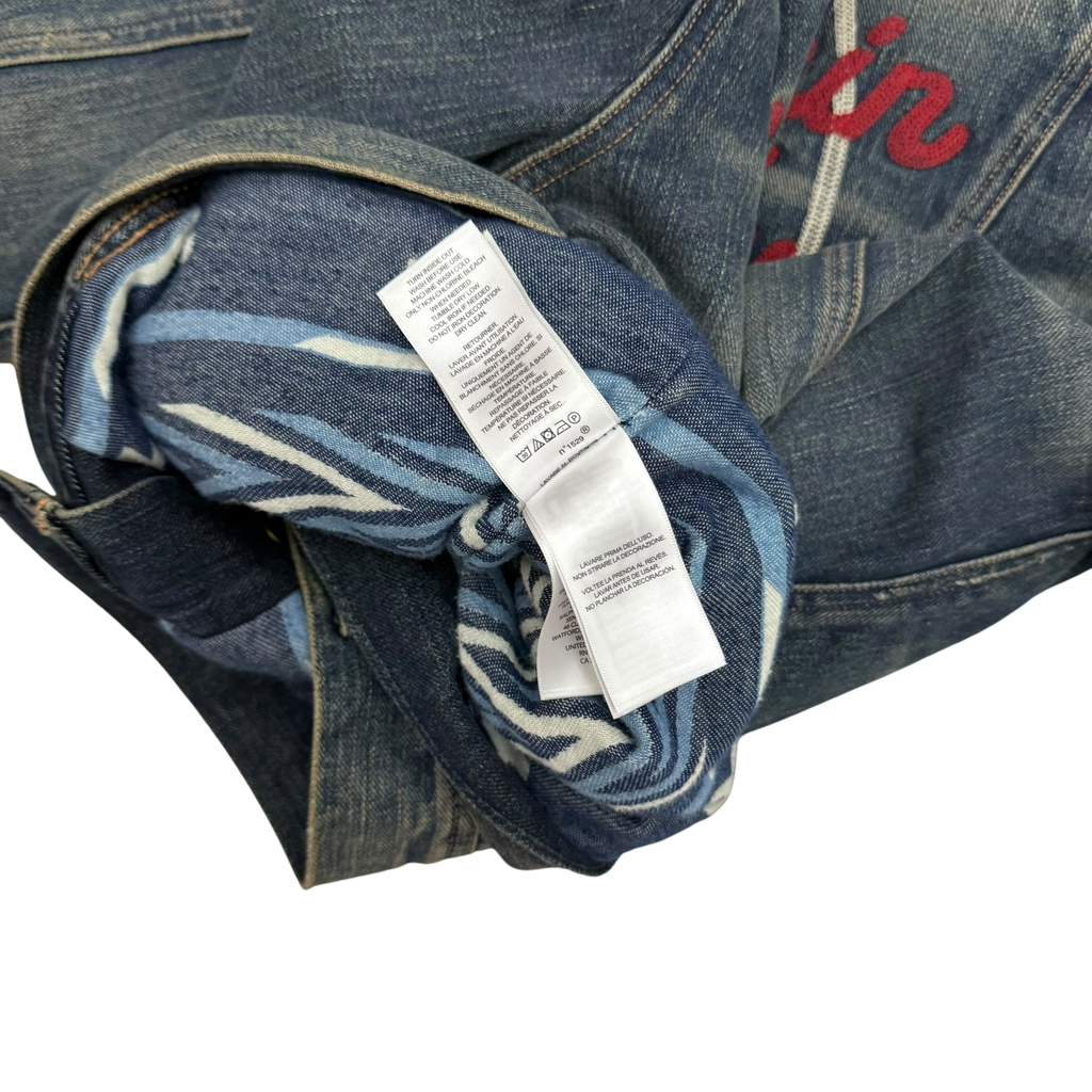 Polo Ralph Lauren x Naiomi Glasses Denim Trucker Jacket Faded Blue (Size M)