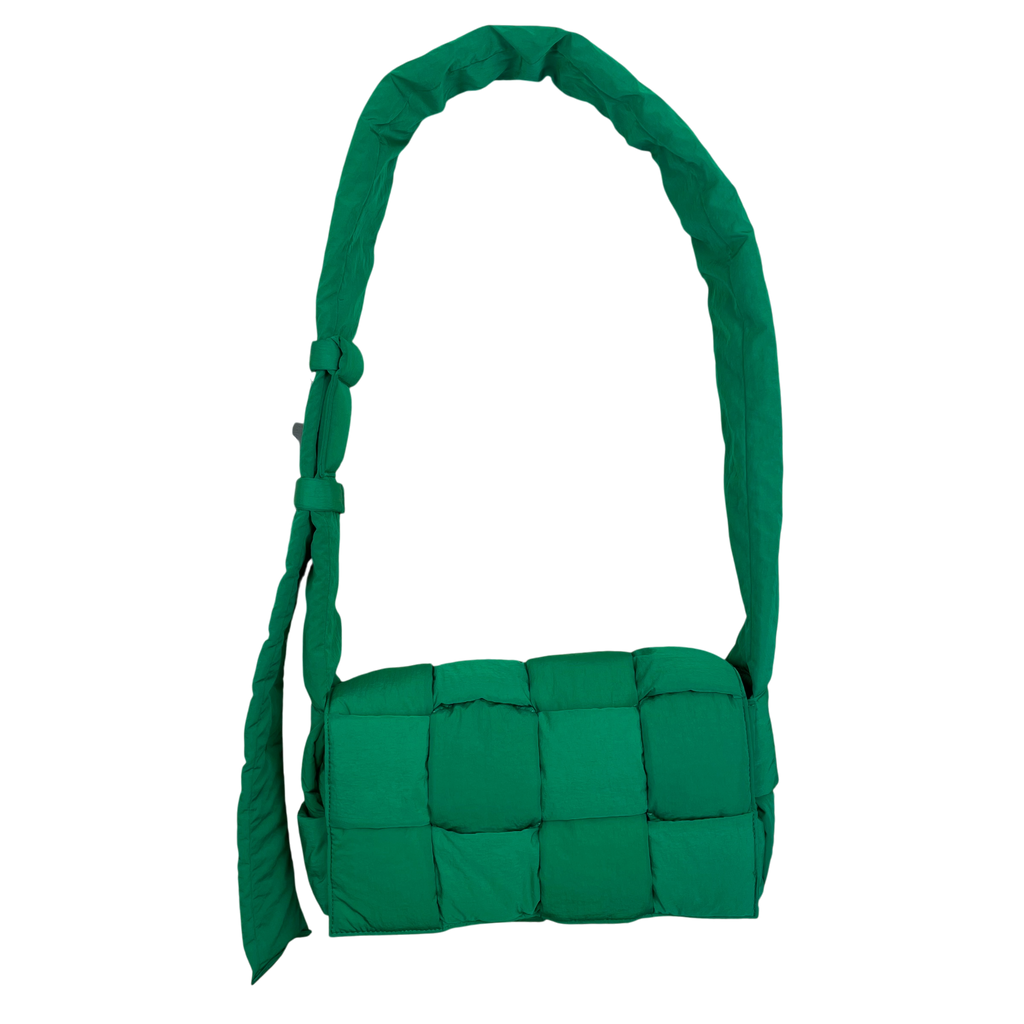 Bottega Veneta Cassette Padded Crossbody Bag Green