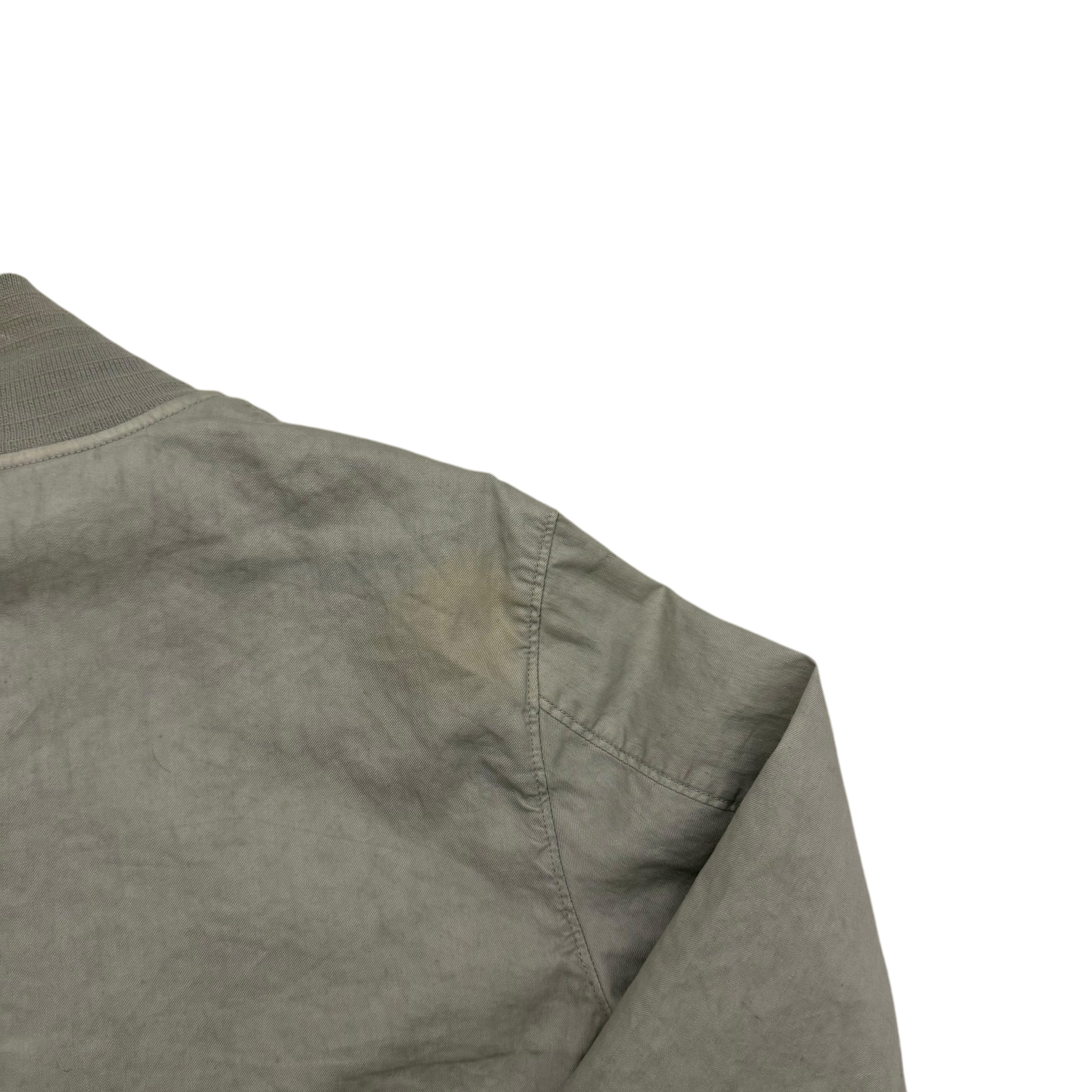 Stone Island SS 2004 Lino Flax Jacket Light Grey (Size M)