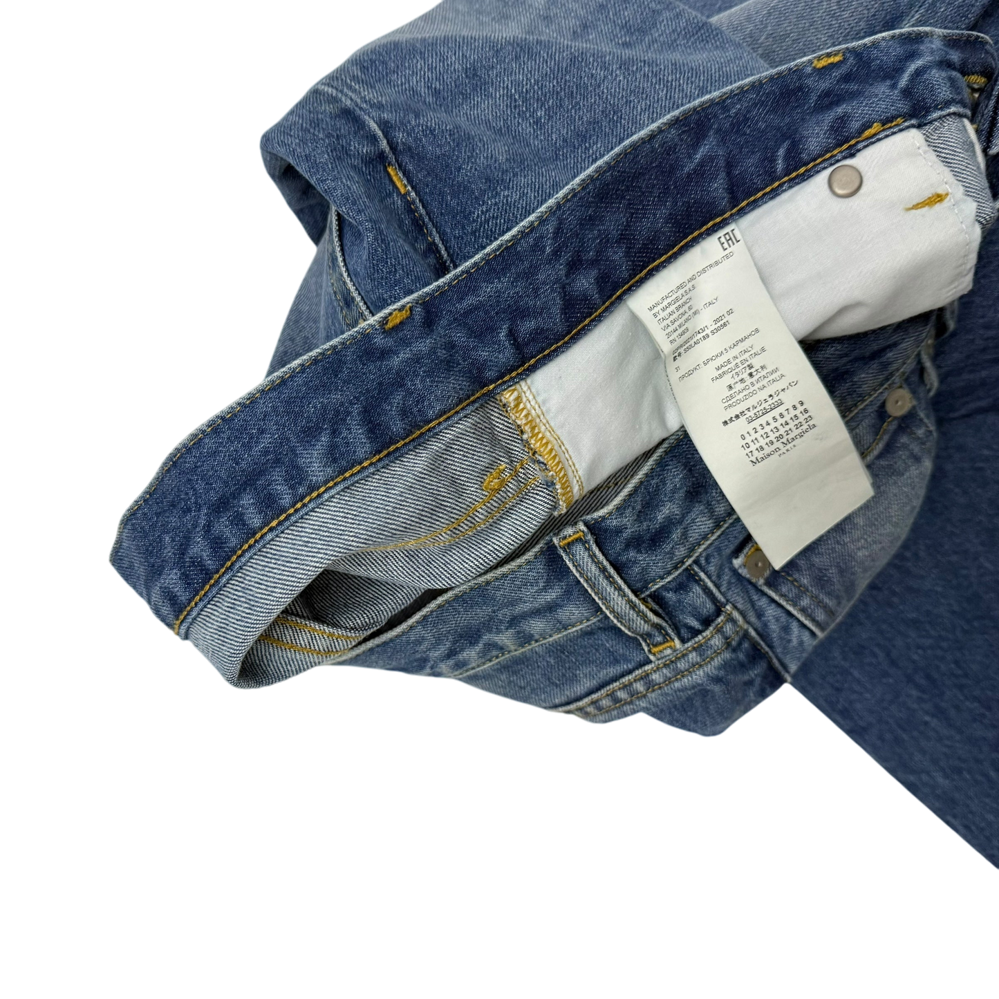 Maison Margiela Straight-Cut Denim Jeans (Size 31”)