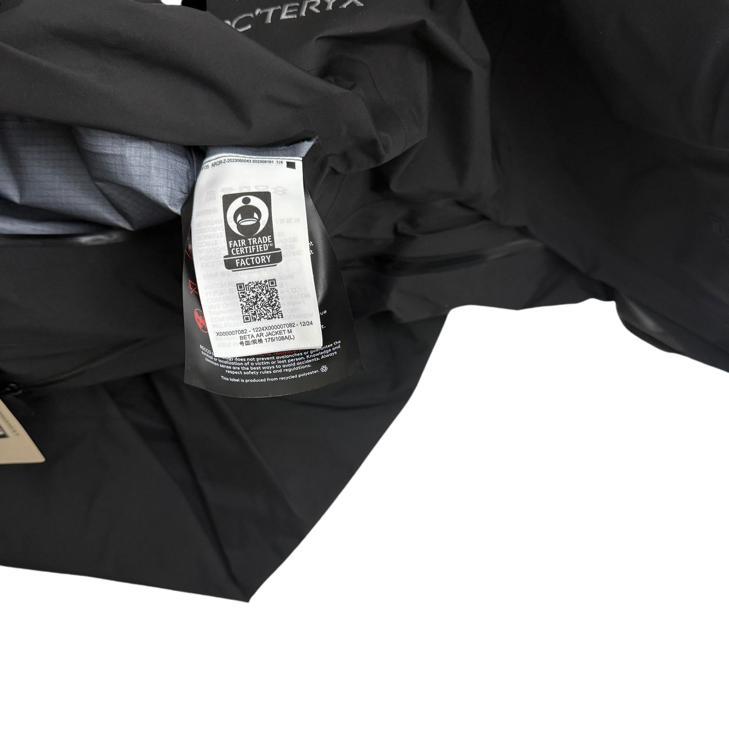 Arc'teryx Beta AR Gore-Tex Pro Jacket Black (Size L)