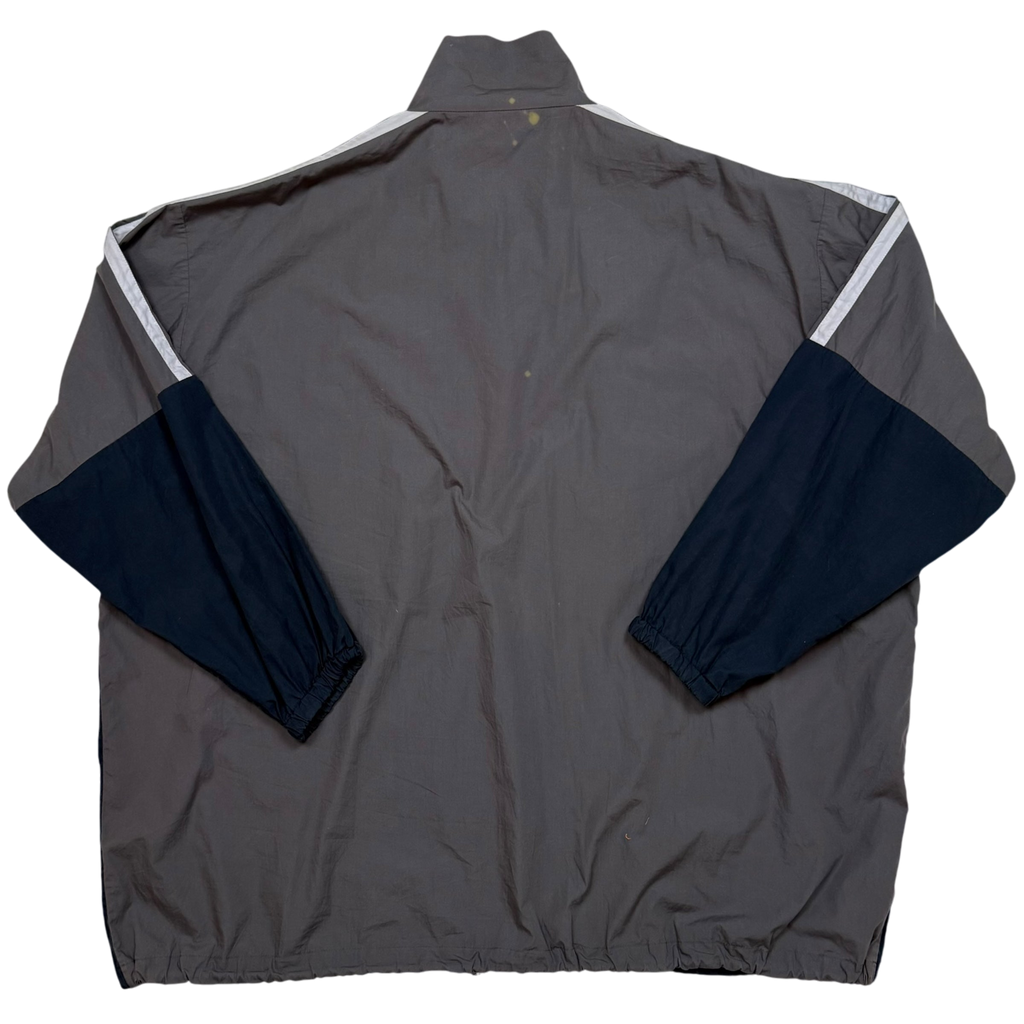 Balenciaga SS18 Logo Colour Block Track Jacket White/Navy/Grey (Fits L-XXL)