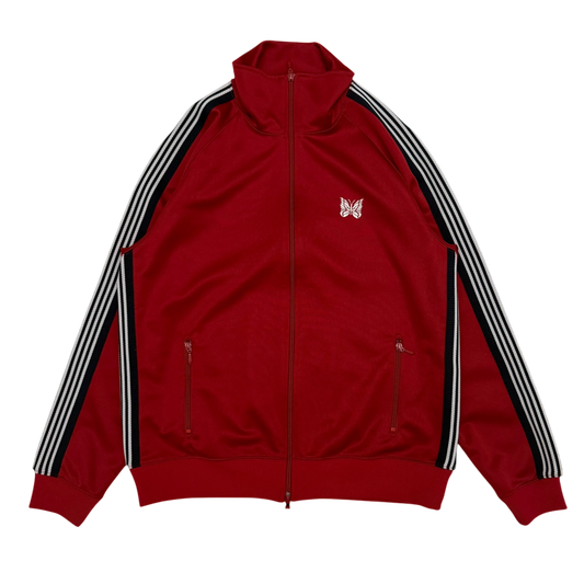Needles Poly Smooth Track Jacket Red / Black (Size L)