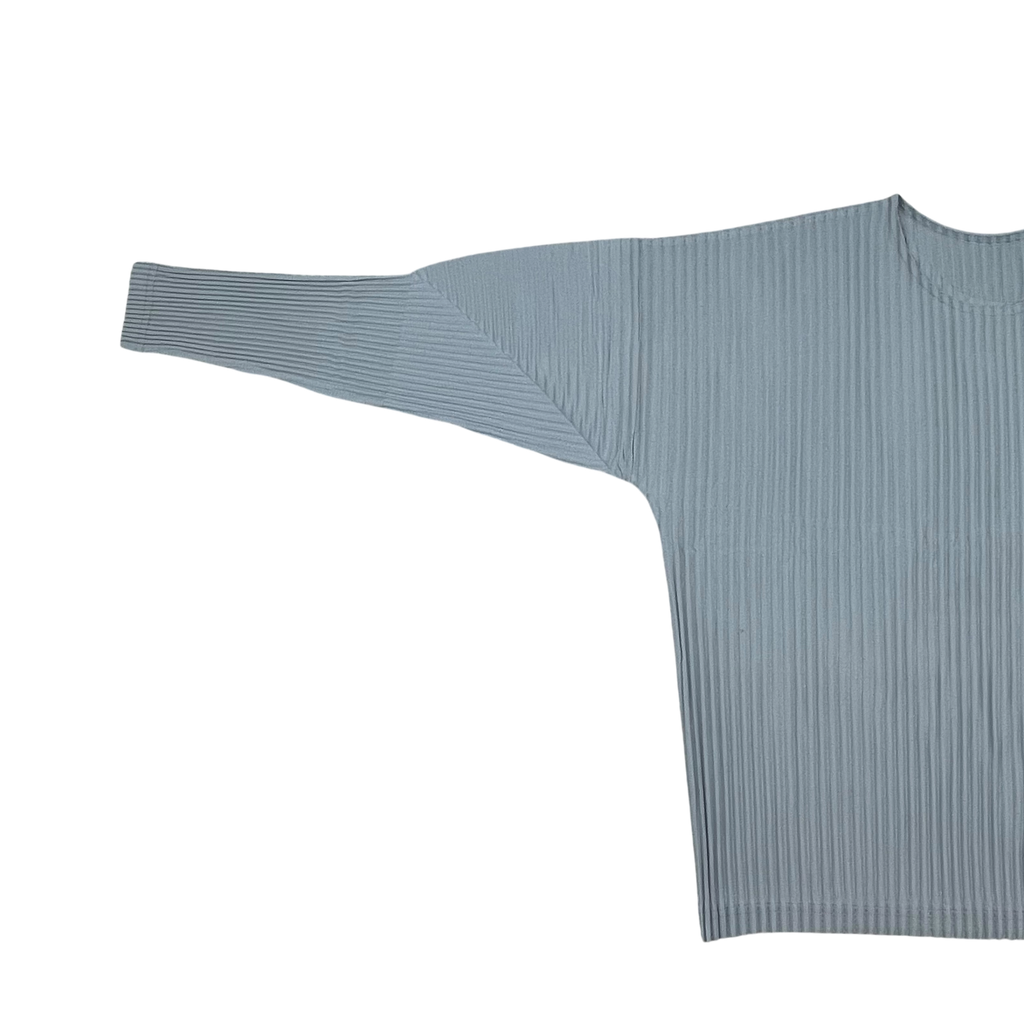 Issey Miyake Homme Plisse Pleated Long Sleeve Grey (Size 1)