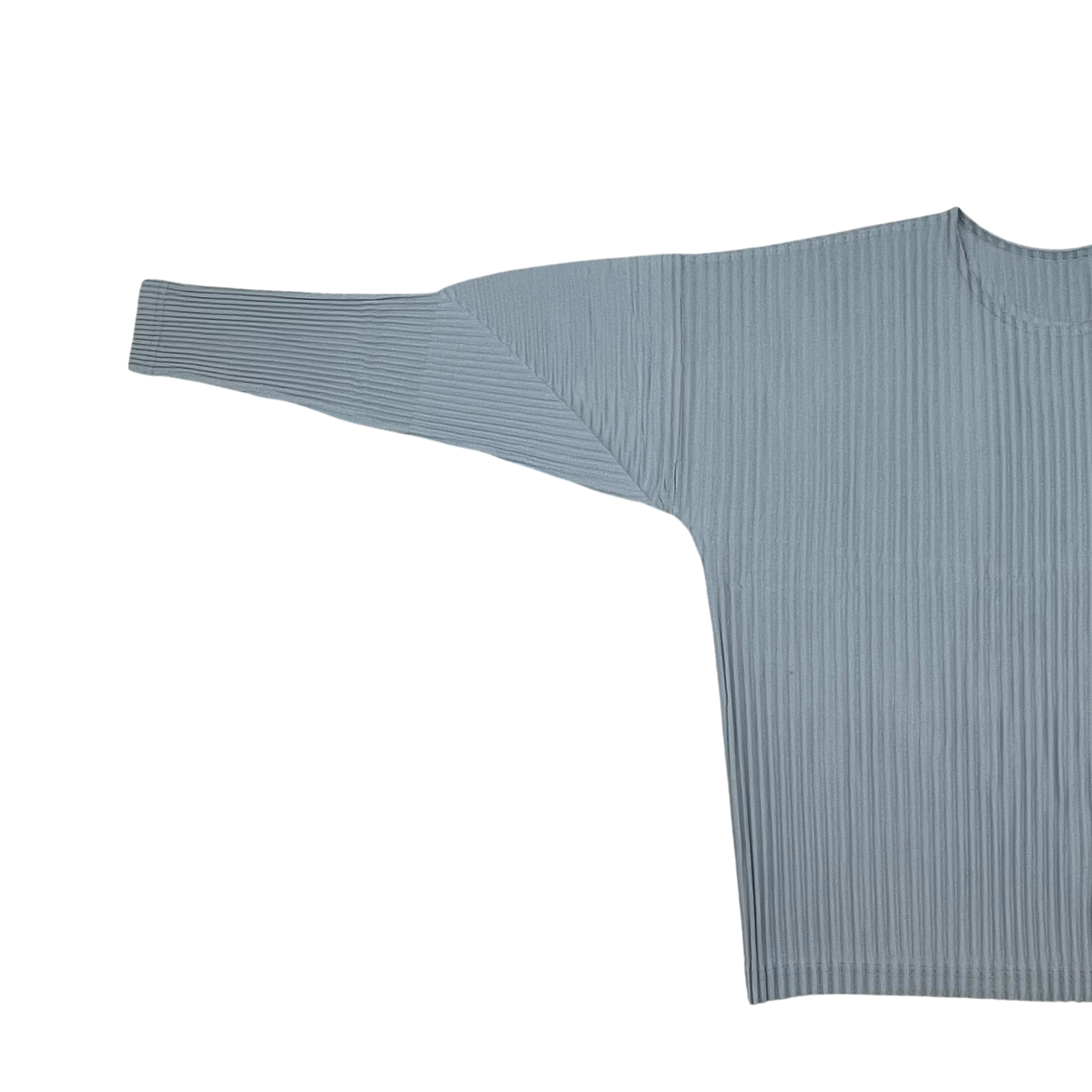 Issey Miyake Homme Plisse Pleated Long Sleeve Grey (Size 1)