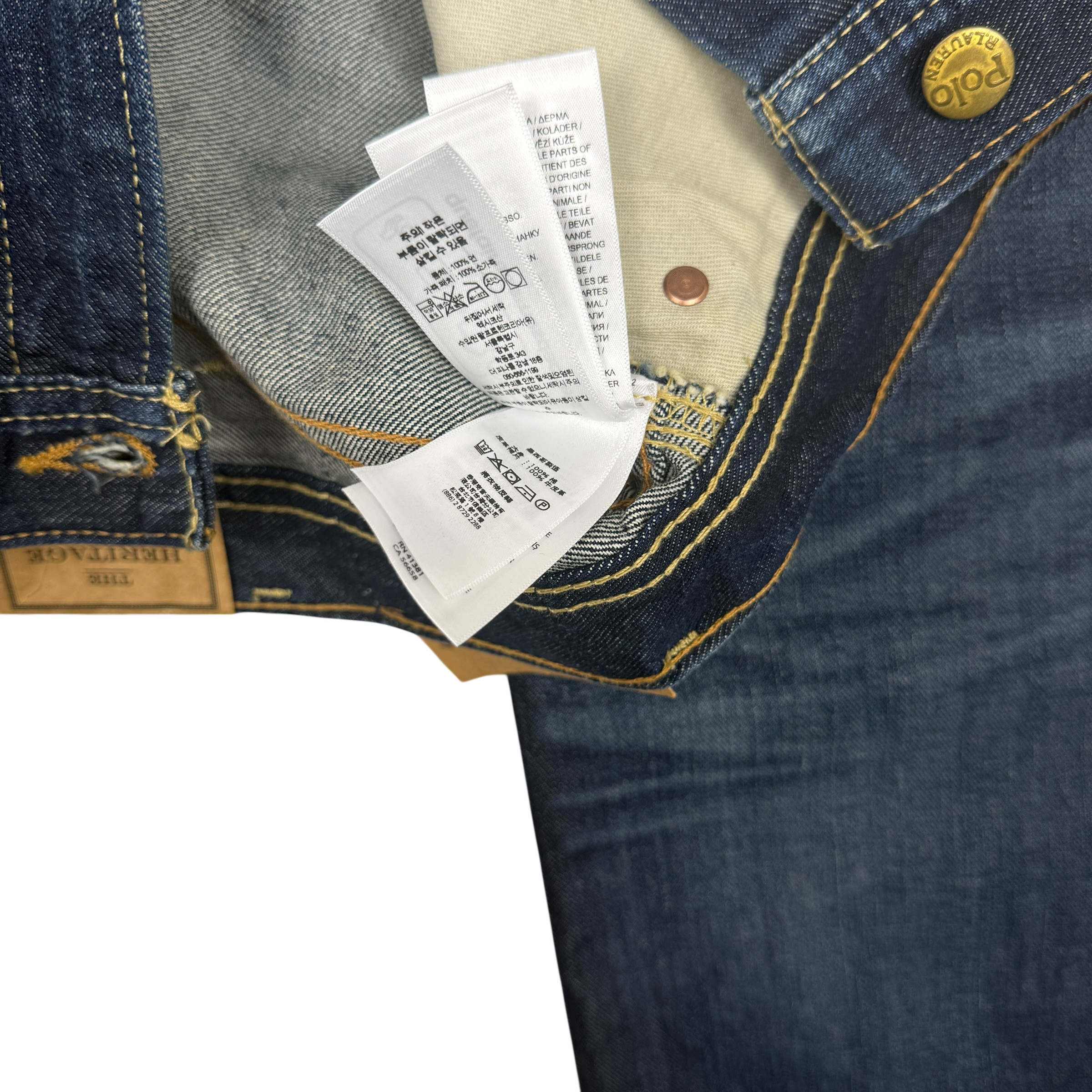 Polo Ralph Lauren x Naiomi Glasses Heritage Rider Jeans (Size 32 & 33)