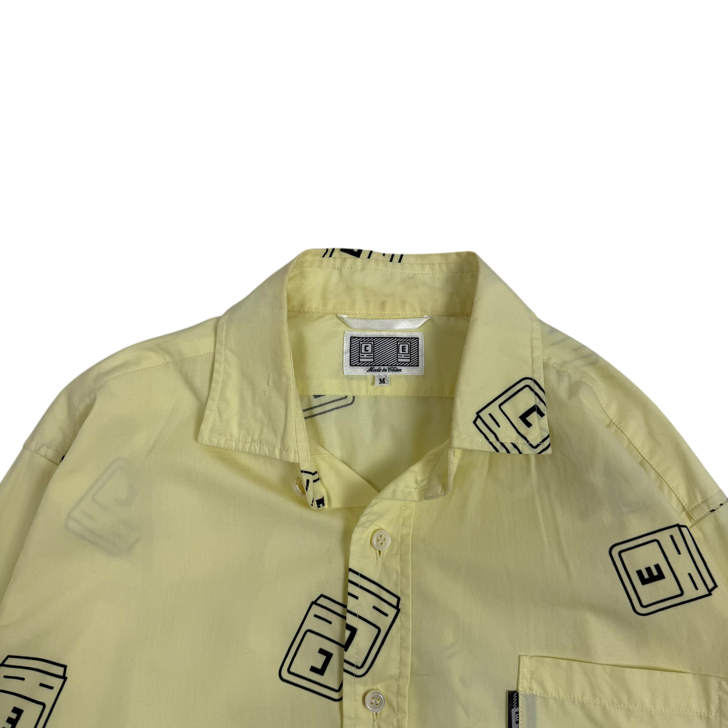 Cav Empt Graphic Block Shirt Yellow (Fits S-M)