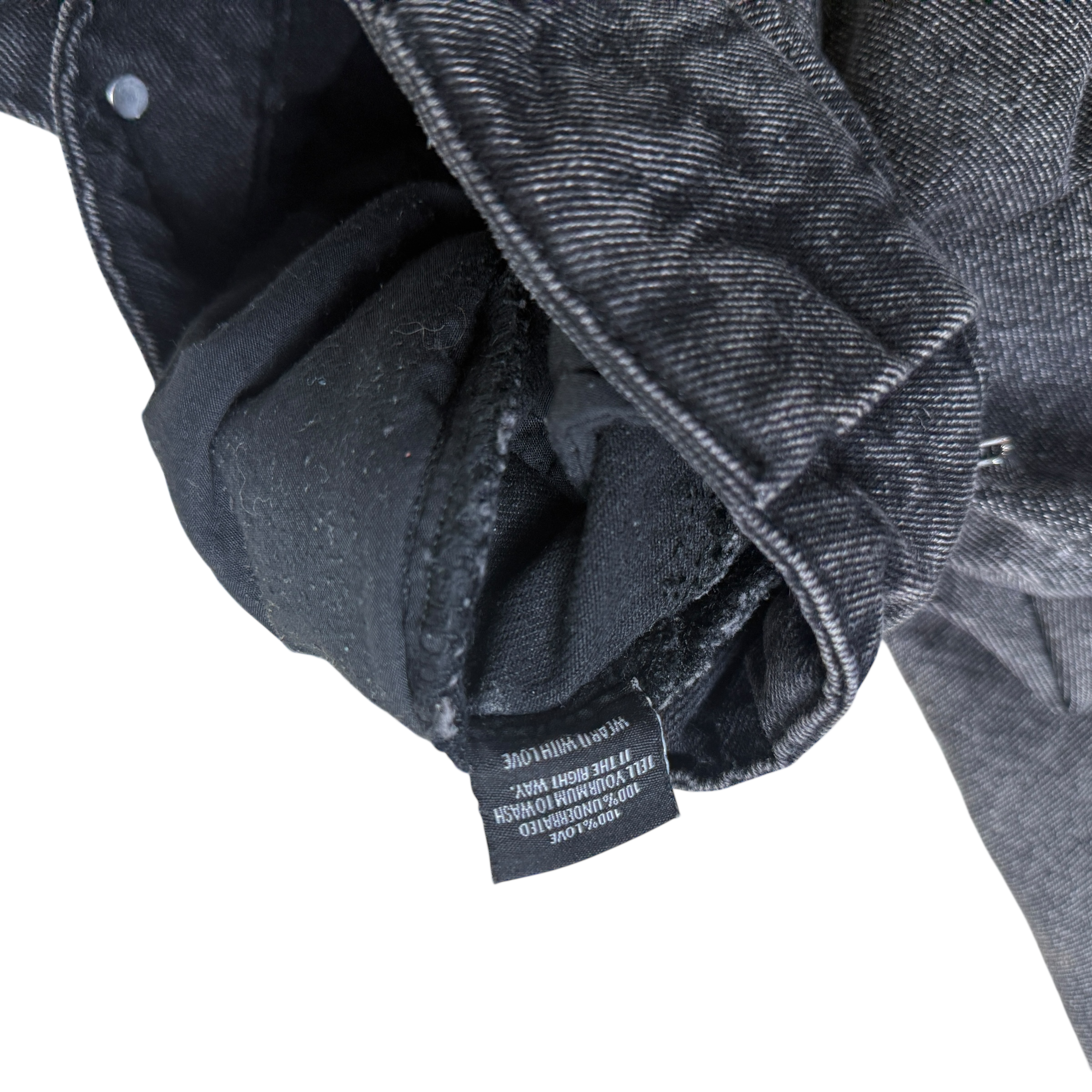 NO/FAITH STUDIOS Heavy Wave Jeans Black (Size M)