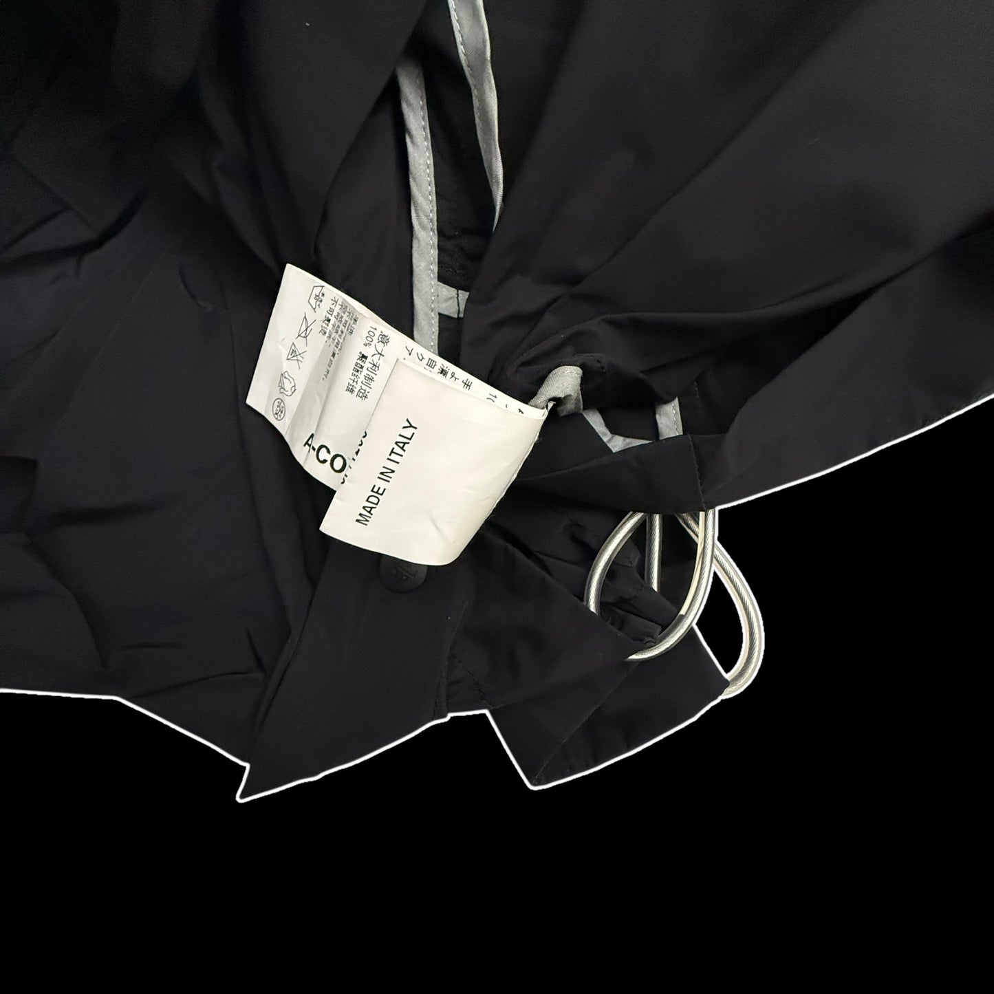 A-COLD-WALL* (ACW) Asymmetrical Nylon Chain Turncoat (Fits S-XL)