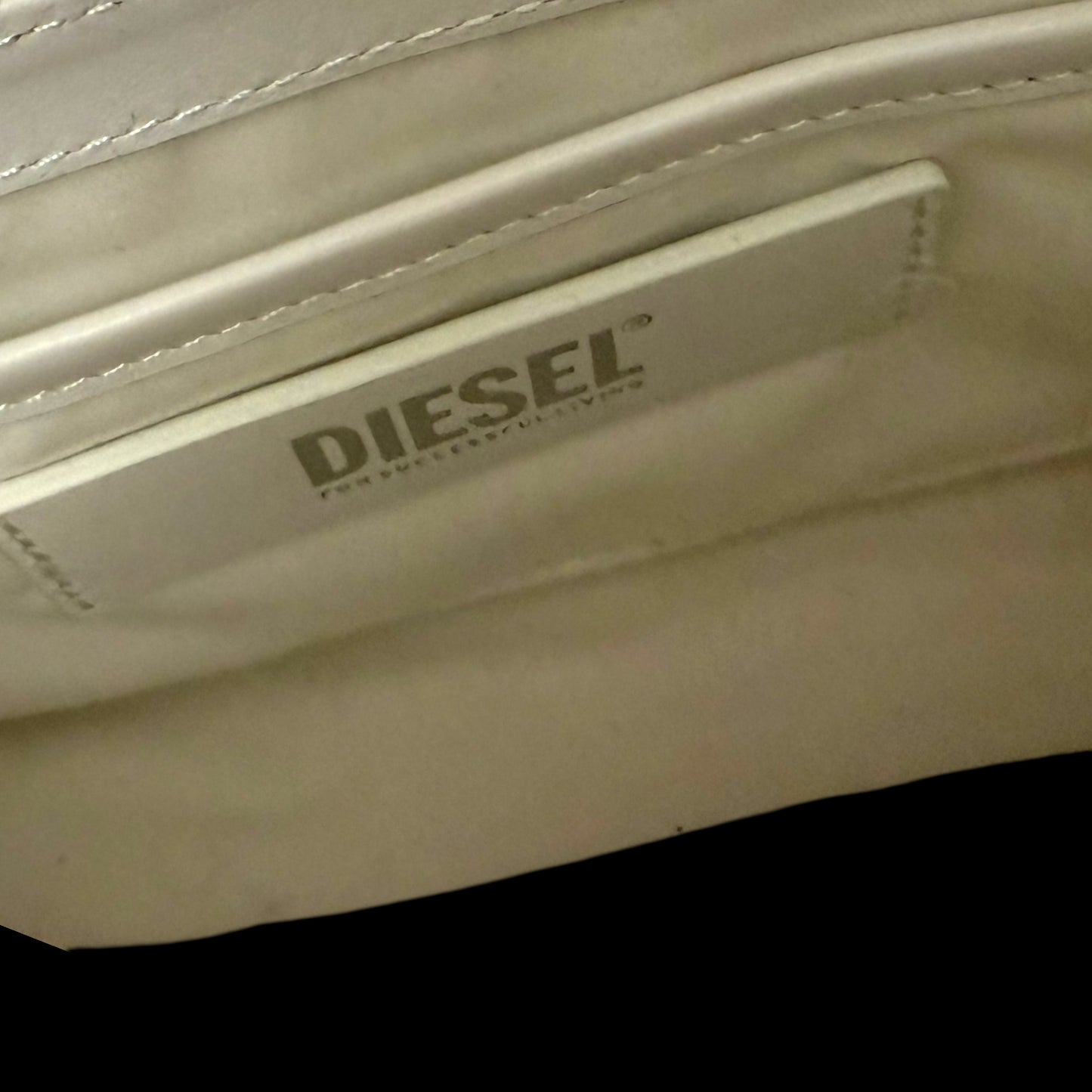 Diesel 1DR Womens Shoulder Bag White