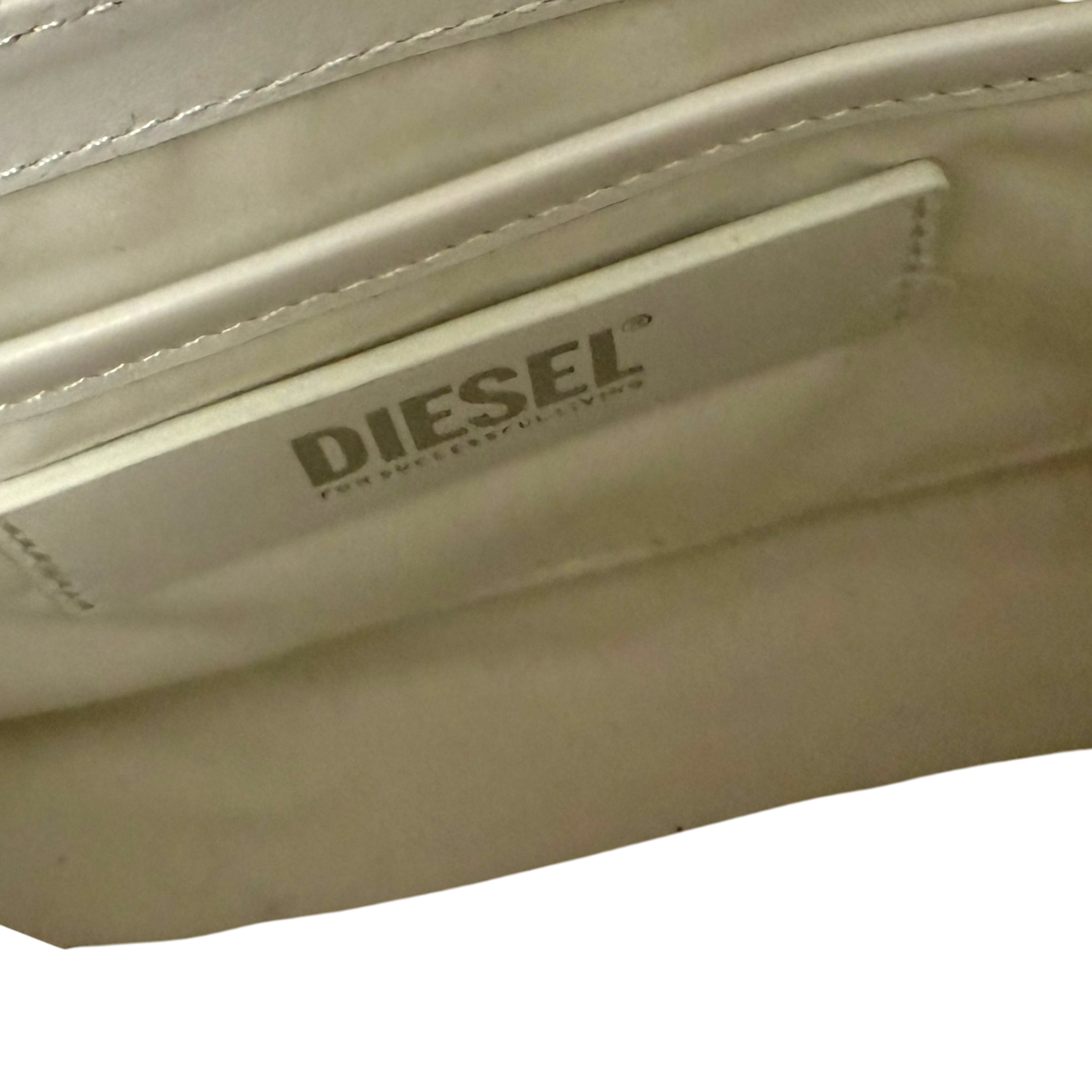 Diesel 1DR Womens Shoulder Bag White
