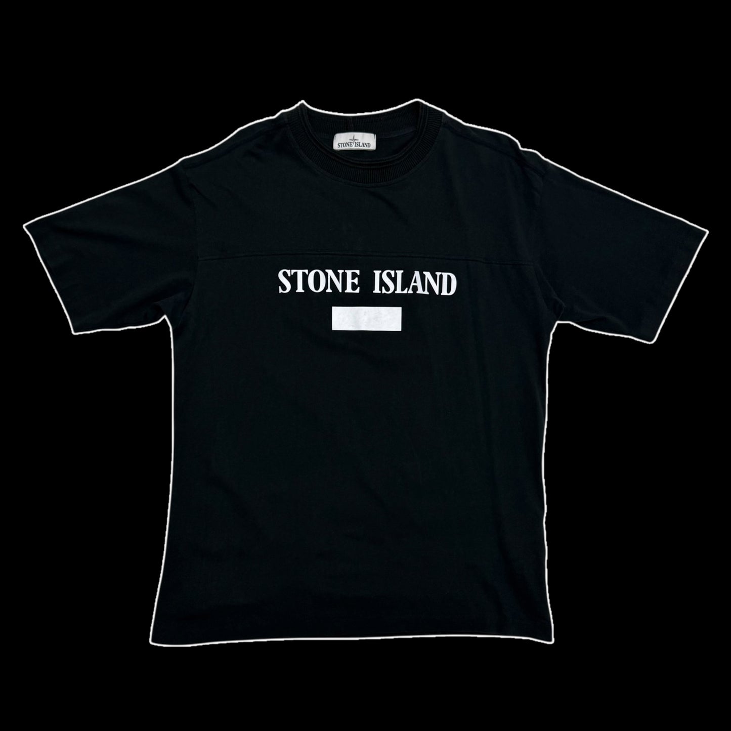 Stone Island 3M Reflective Short Sleeve T-Shirt Black (Fits M-L)
