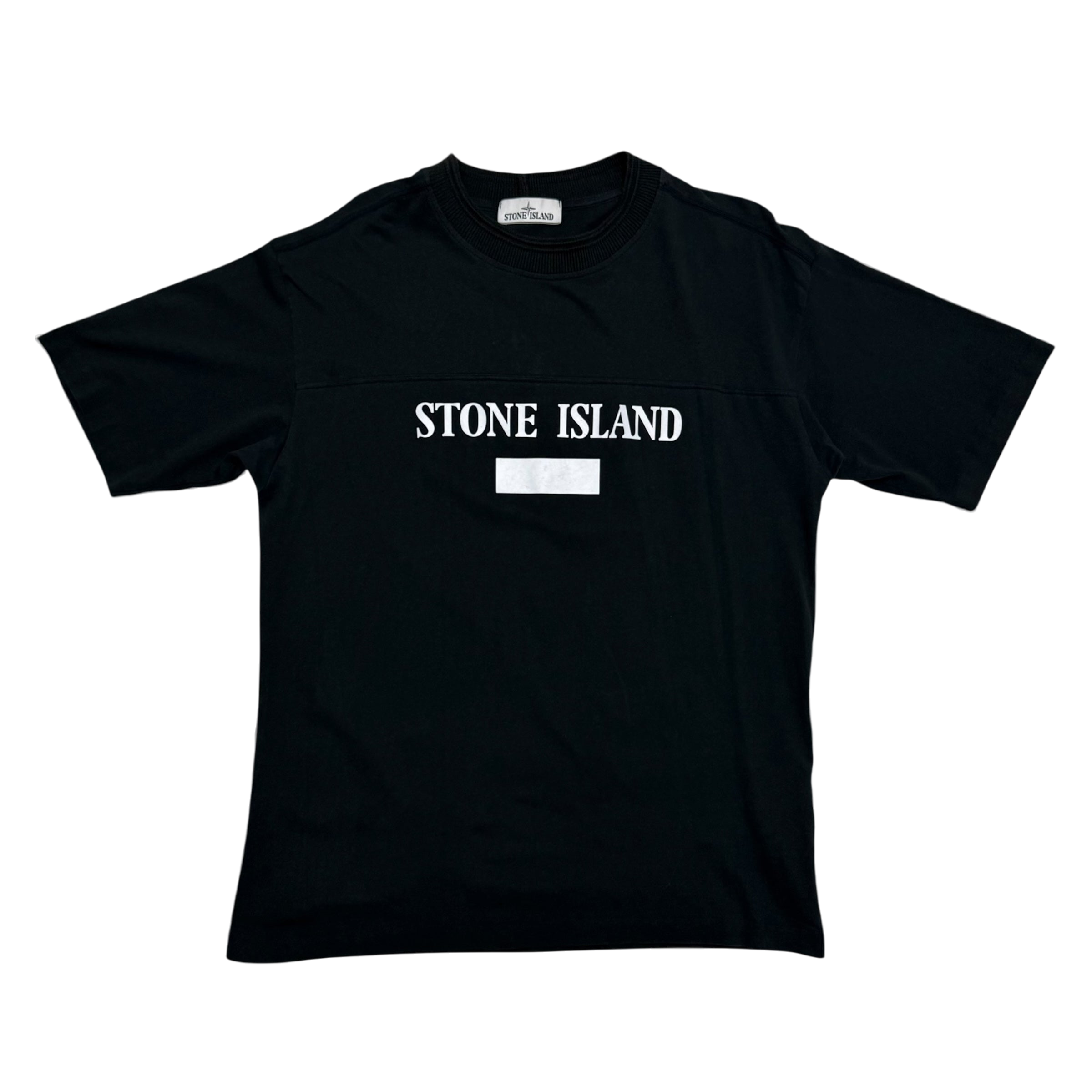 Stone Island 3M Reflective Short Sleeve T-Shirt Black (Fits M-L)