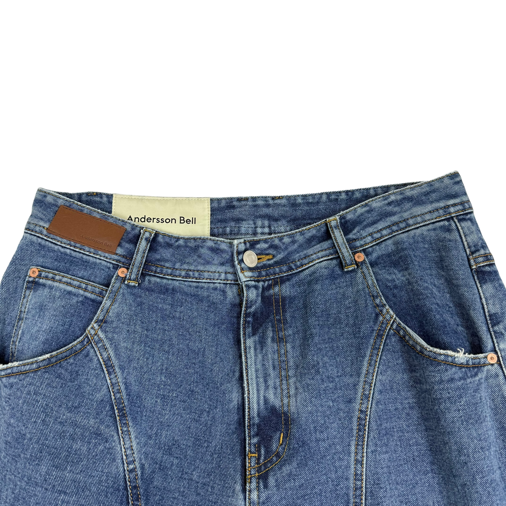 Andersson Bell Brick Curve PanelWide Jeans Blue (Size 33”)