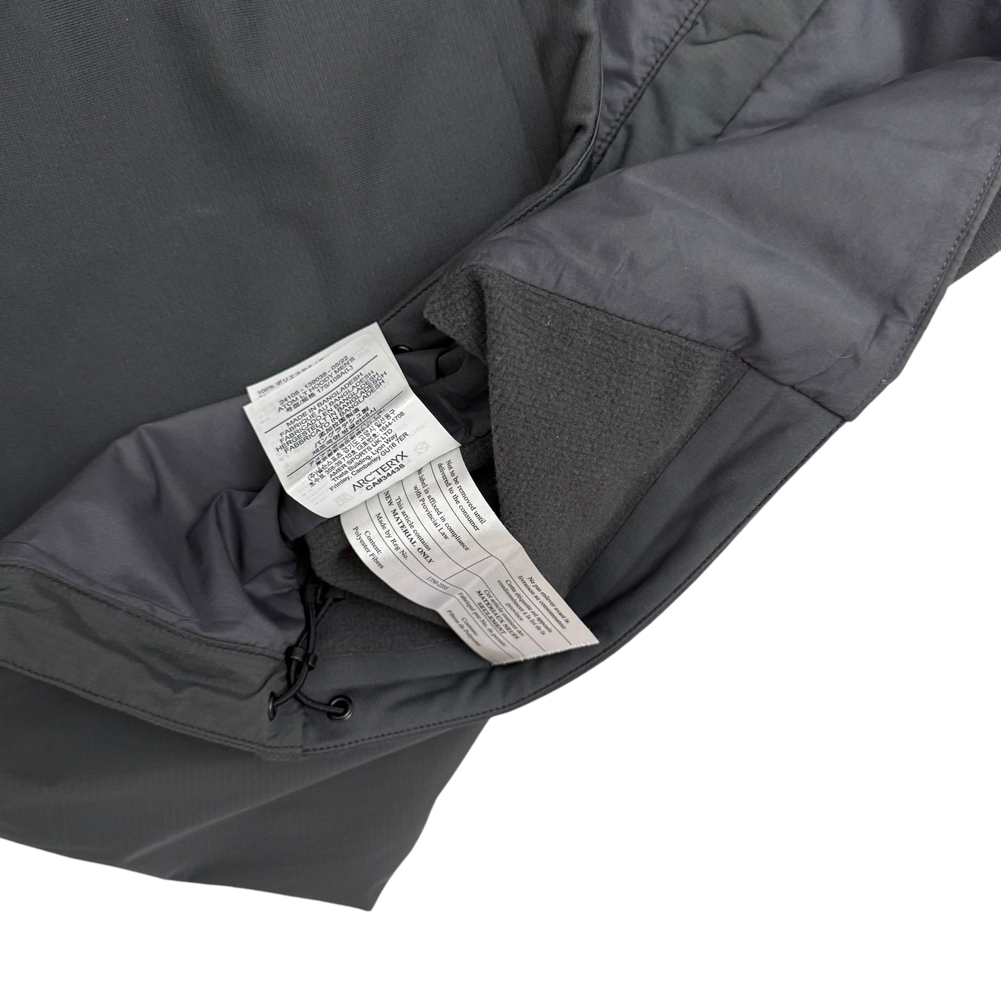 Arcteryx Atom LT Hooded Jacket Grey (Size L)