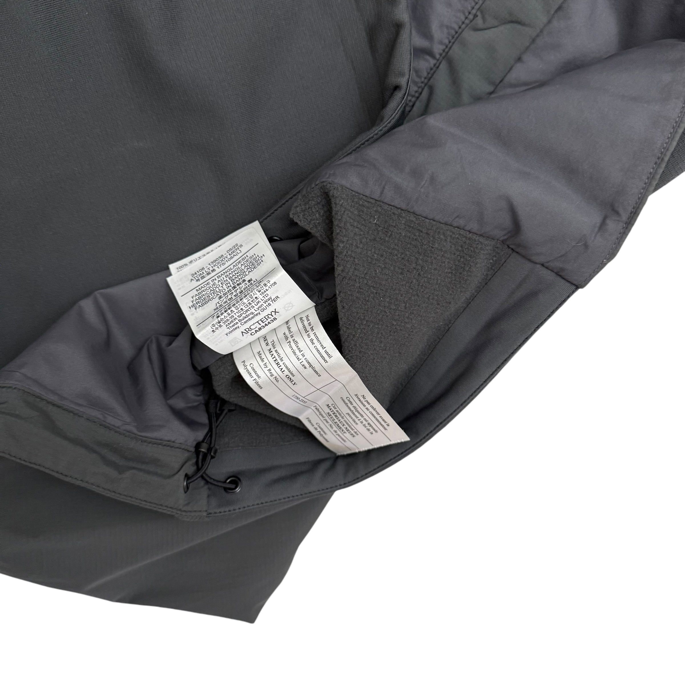 Arc'teryx Atom LT Hooded Jacket Grey (Size L)