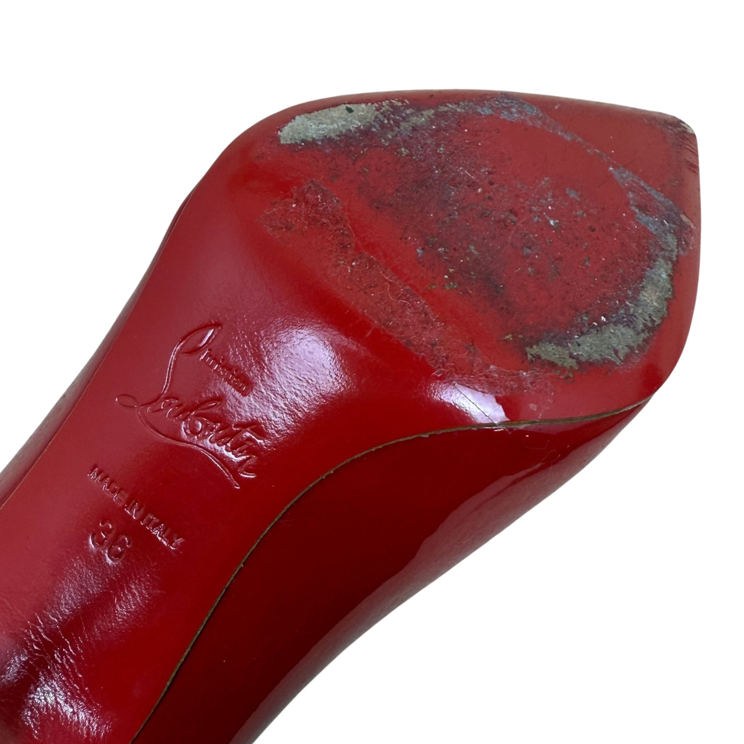 Christian Louboutin Patent Leather Calf Pumps Red (Size EU36)