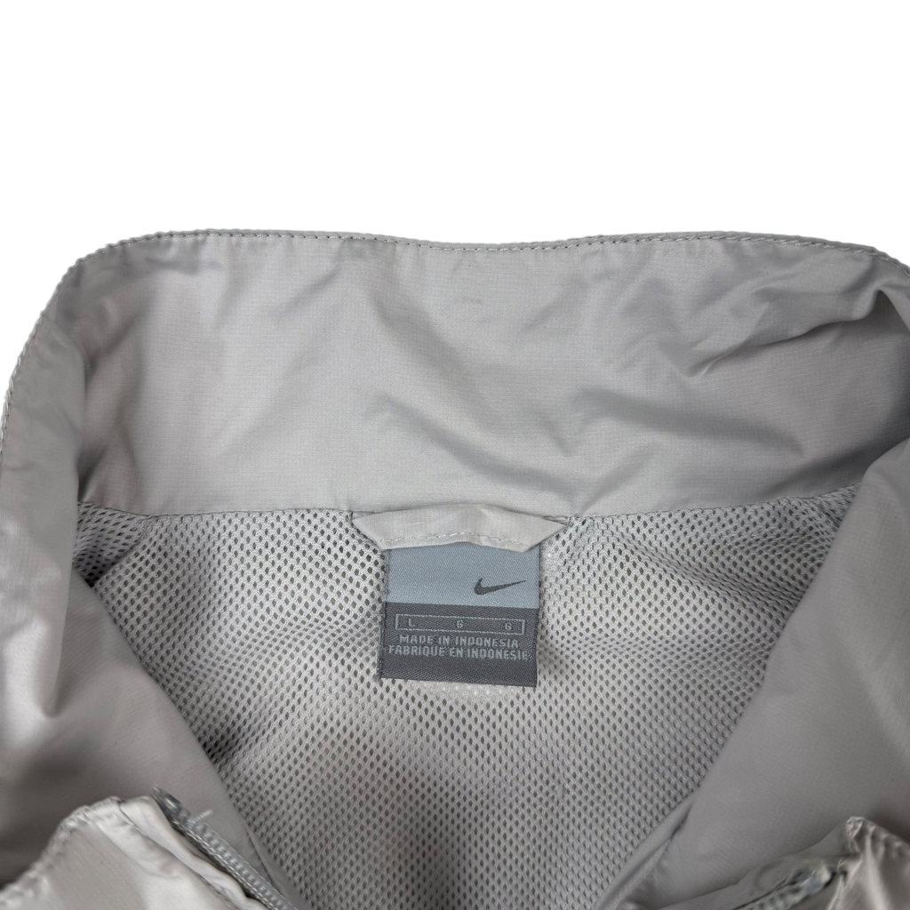 Nike 00s Track Jacket White/Grey (part of set) (Fits L-XL)