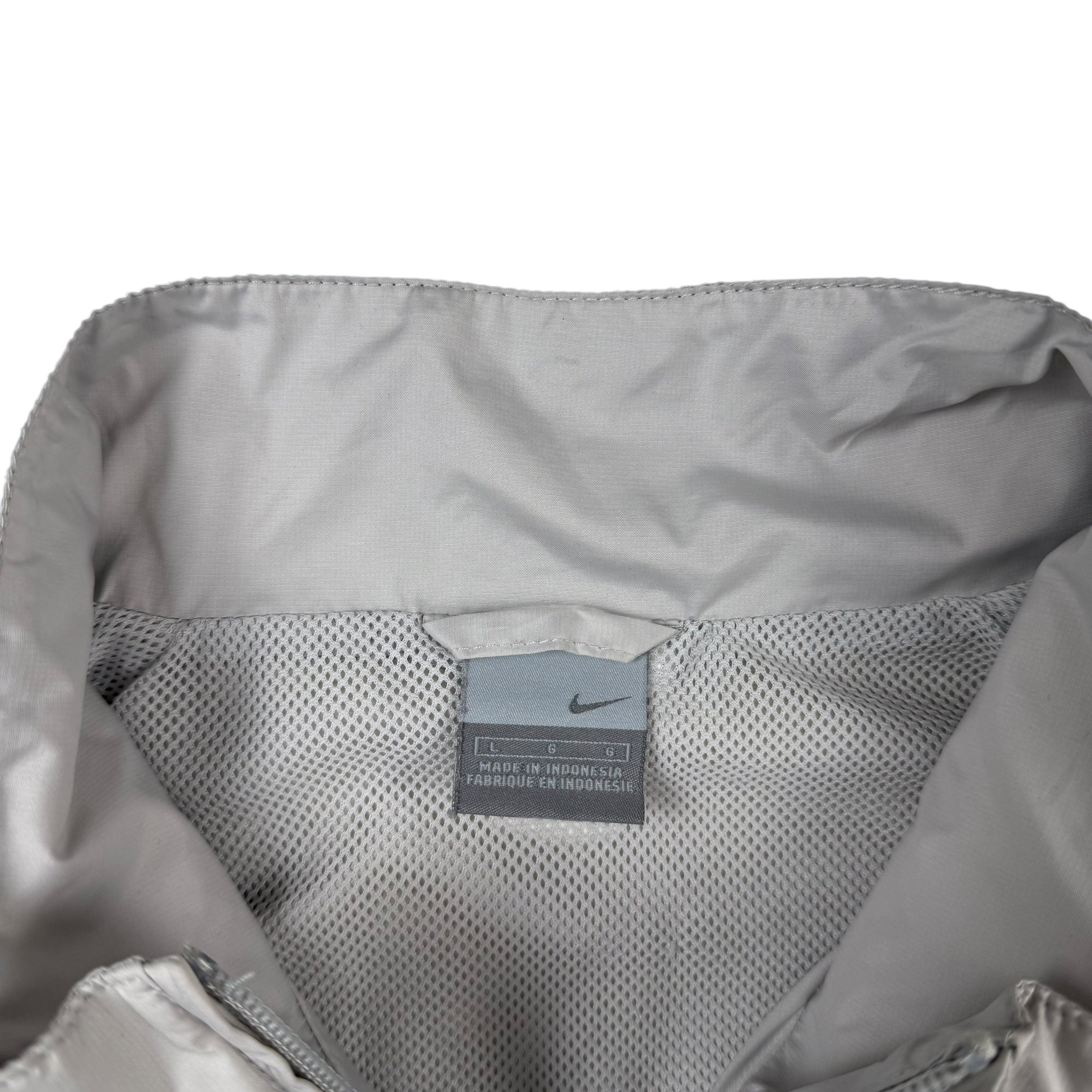 Nike 00s Track Jacket White/Grey (part of set) (Fits L-XL)