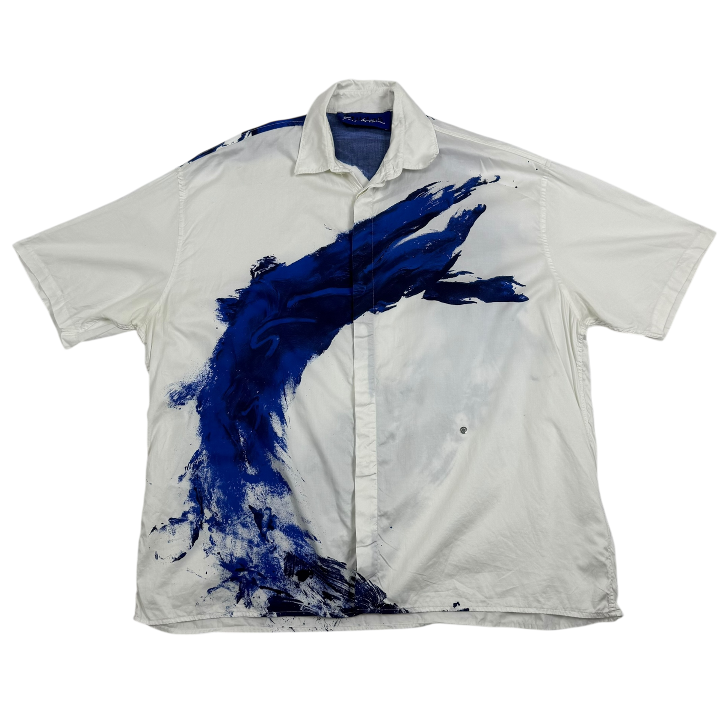 Études x Yves Klein ‘Illusion’ SS Shirt White/Blue (Fits L-XL)