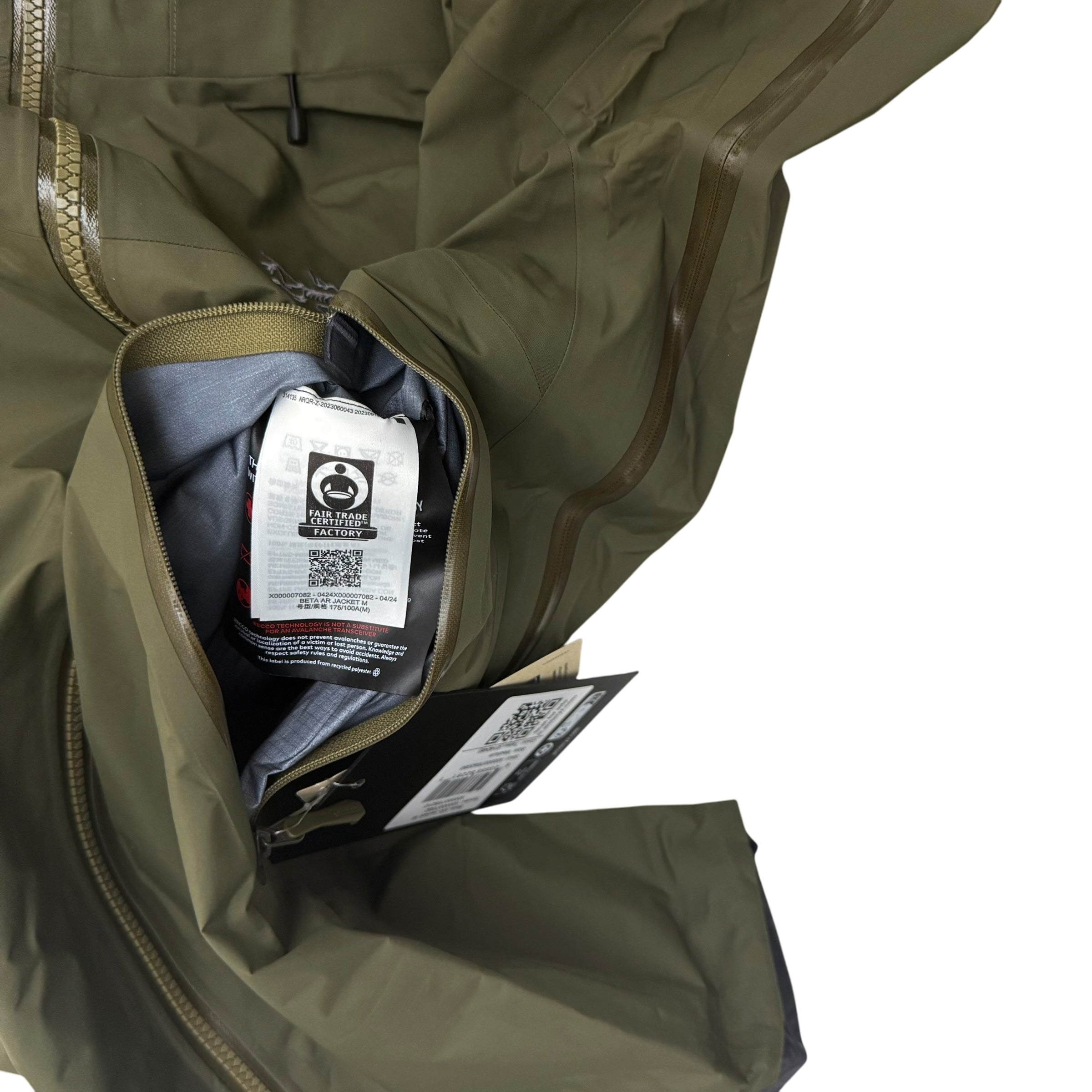 Arc'teryx Beta AR Gore-Tex Pro Jacket ‘Tatsu’ Green (Size M)