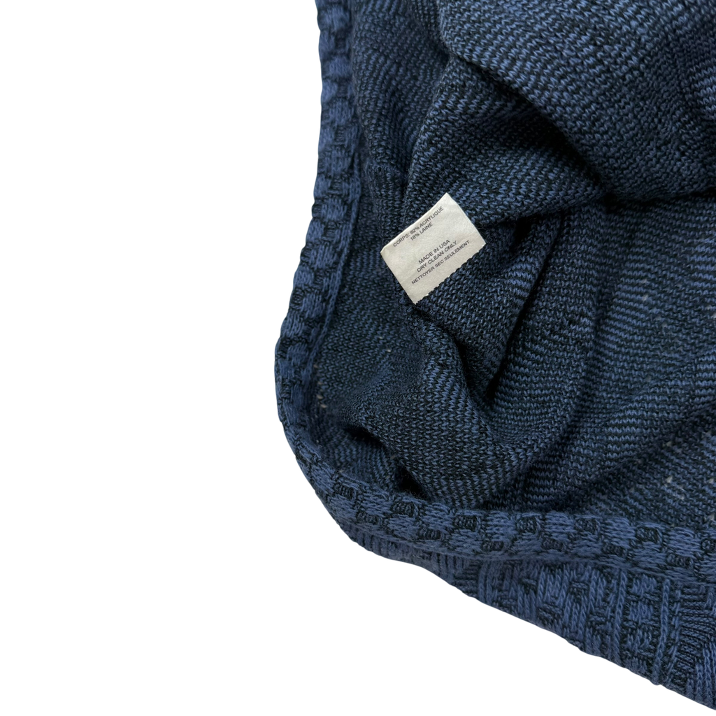 Opening Ceremony Wool Blend V-Neck Sweatshirt Blue (fits M-L)