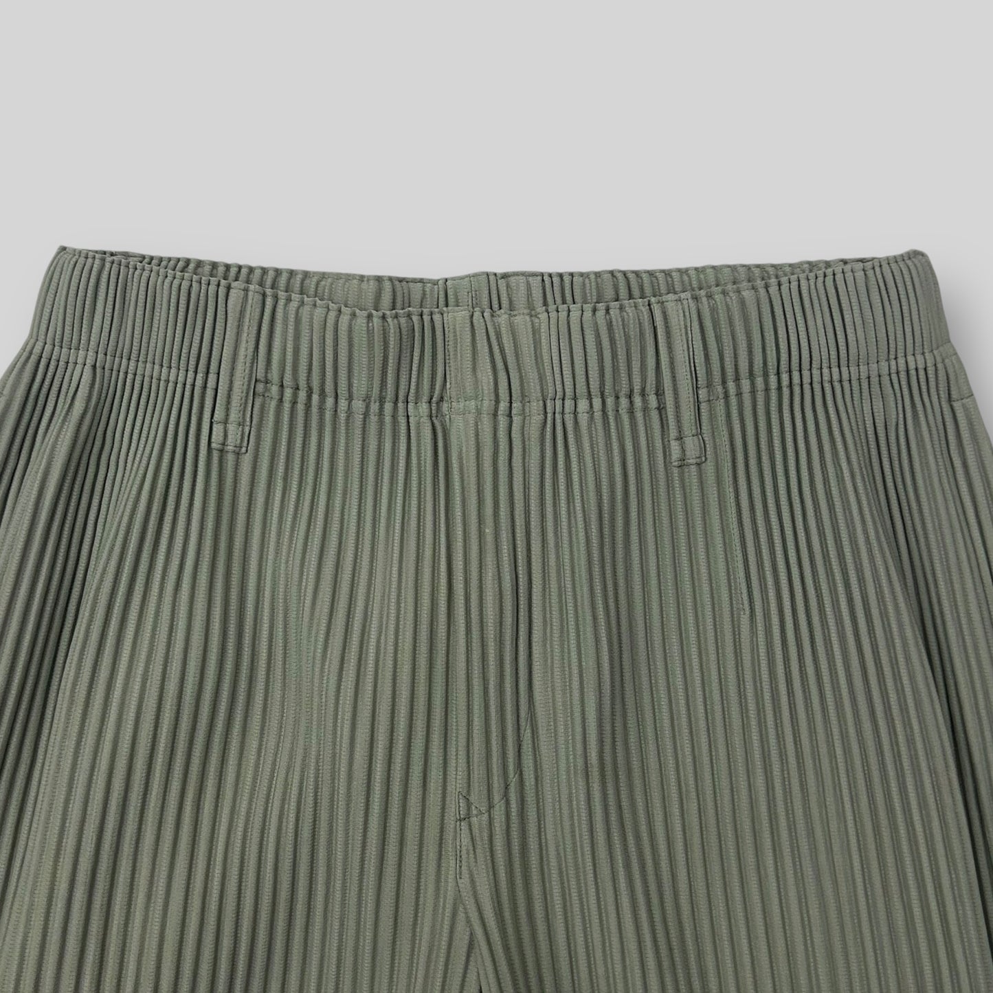 Issey Miyake Homme Plisse JF209 Pleated Wide Pants Grey (Fits M-L)