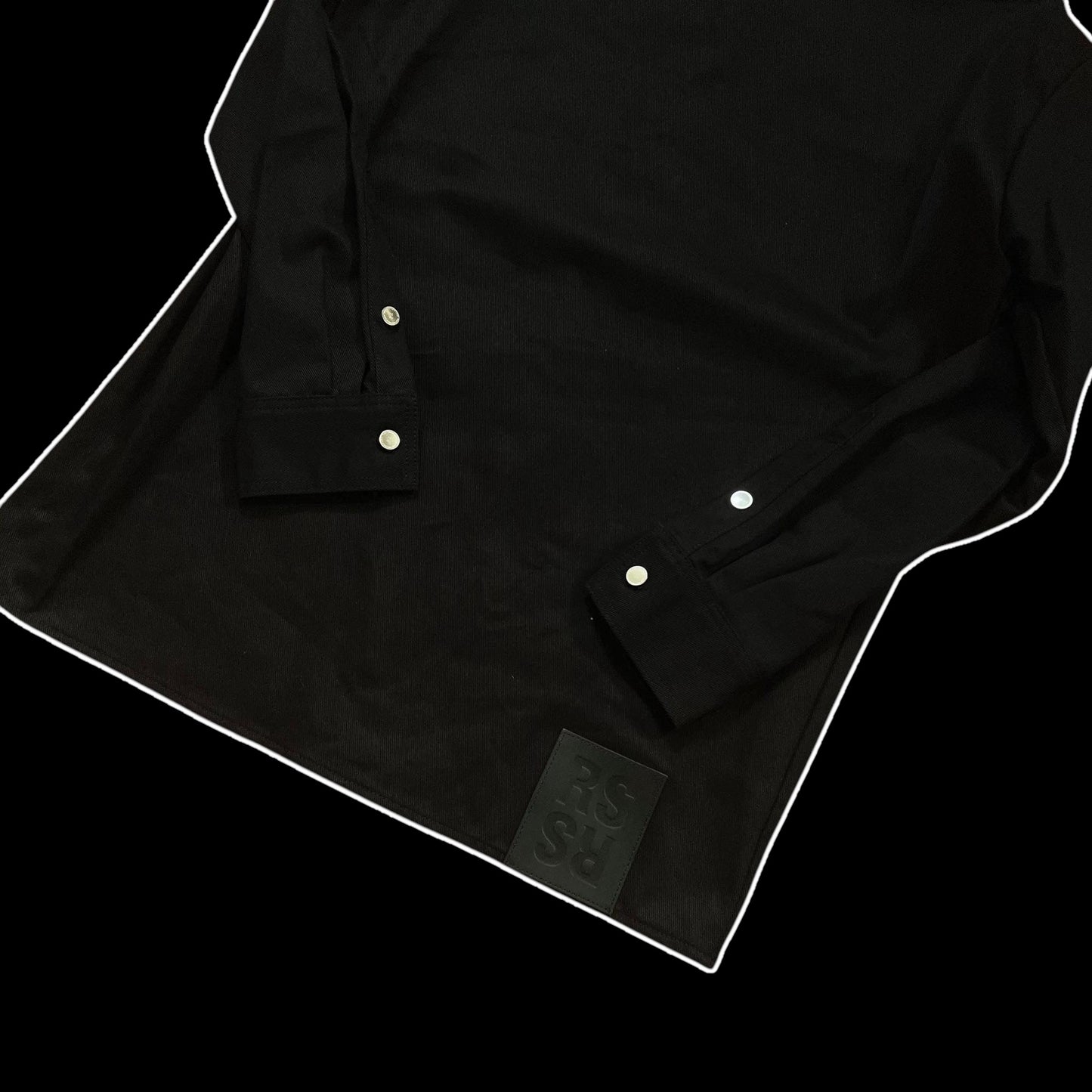 SS20 Raf Simons Lab Black Heavy Denim Shirt / Overshirt (Size S)