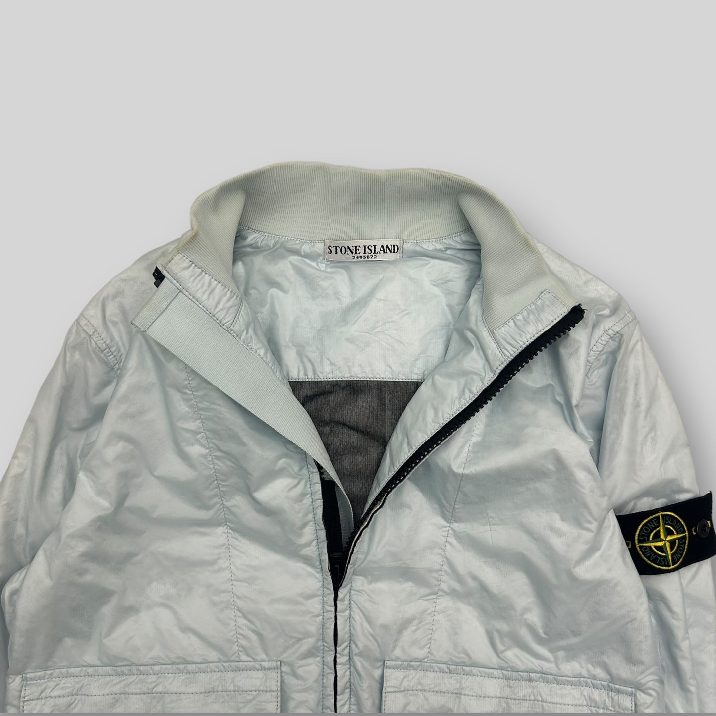 SS2011 Stone Island Rip Stop Bomber Jacket Ice Blue (Fits S/M)