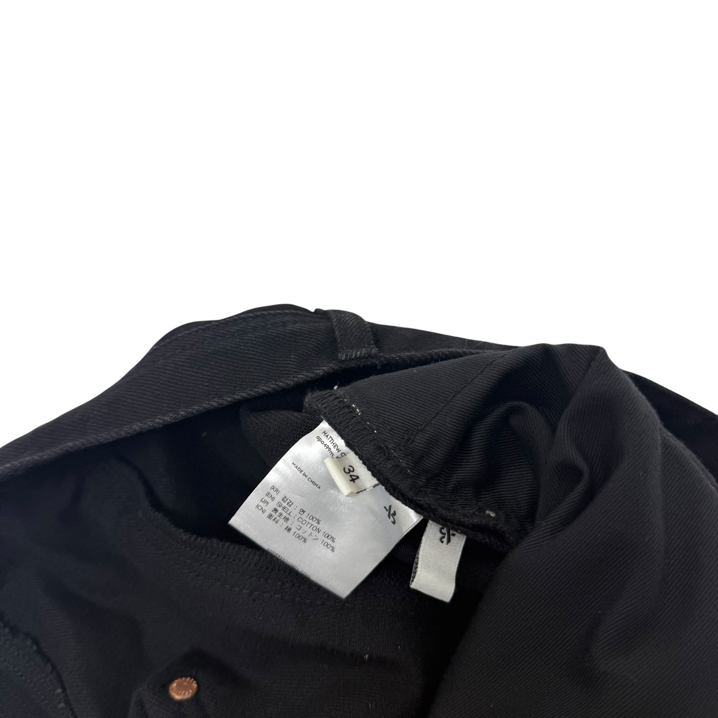 Andersson Bell Matthew Curved Jeans Black (Size 34”)